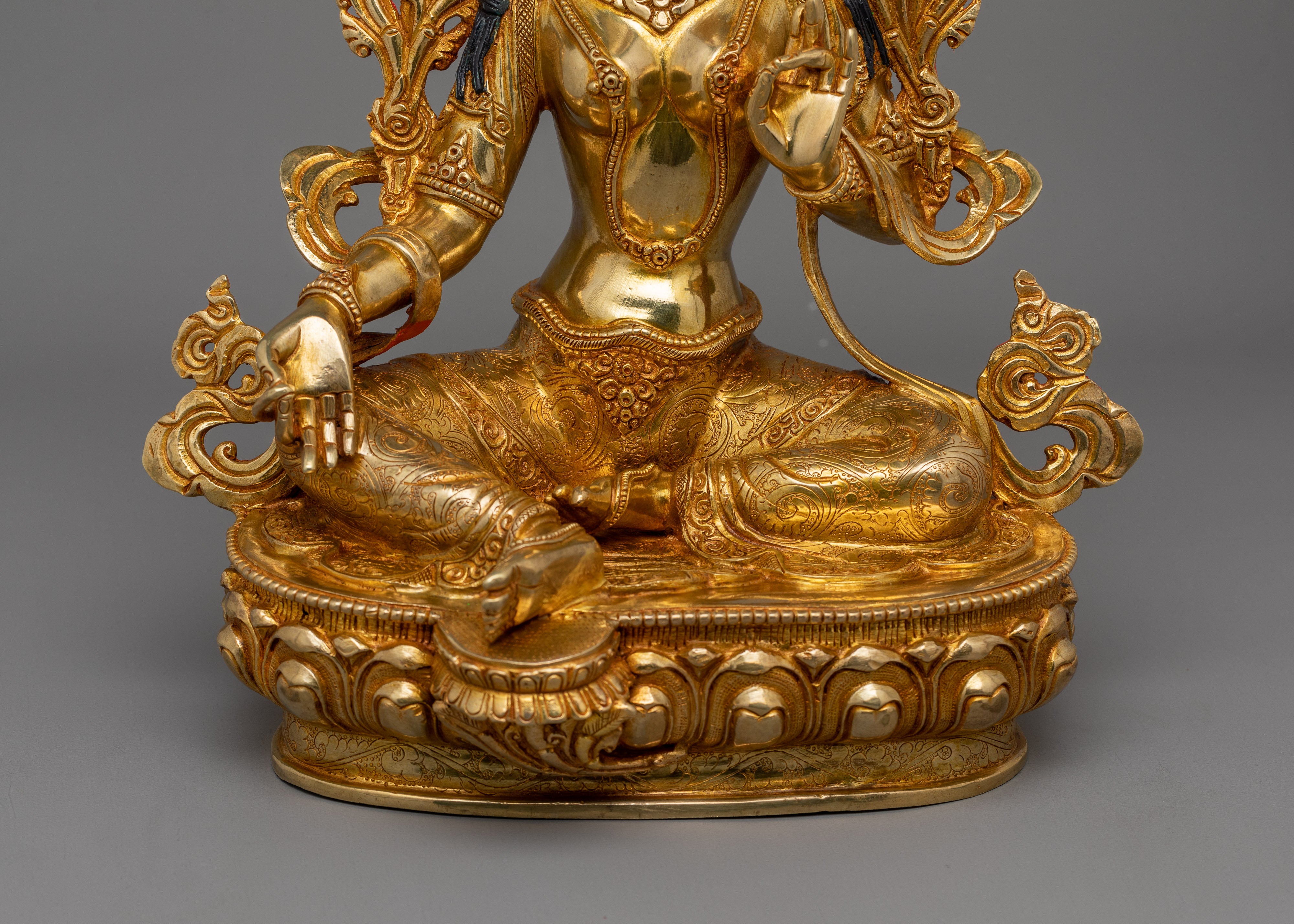 Female Goddess Green Tara Statue | The Buddha of Compassion