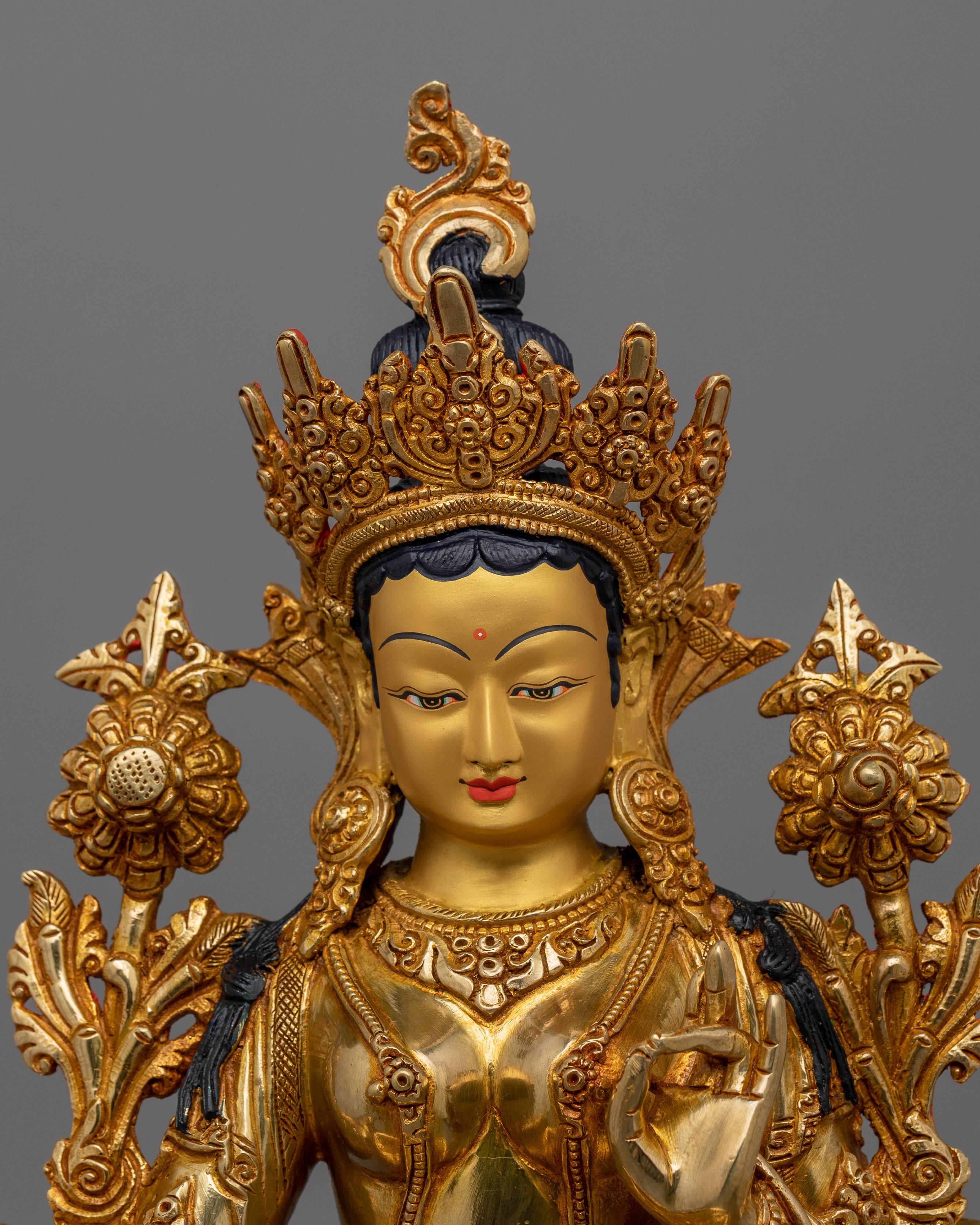 Female Goddess Green Tara Statue | The Buddha of Compassion