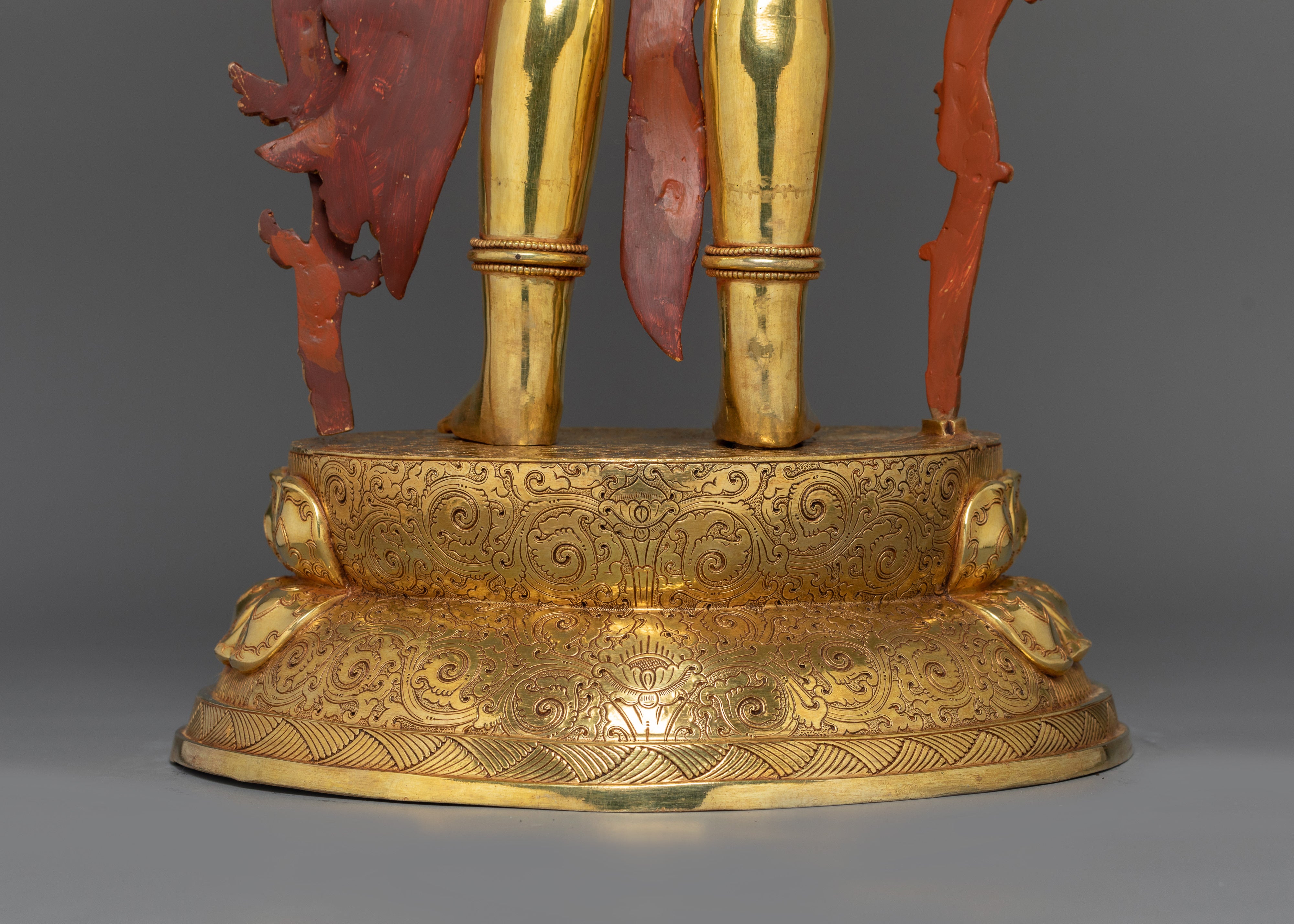 Tibetan Standing Chenrezig Figurine | Bodhisattva of Compassion, Healing and Spiritual