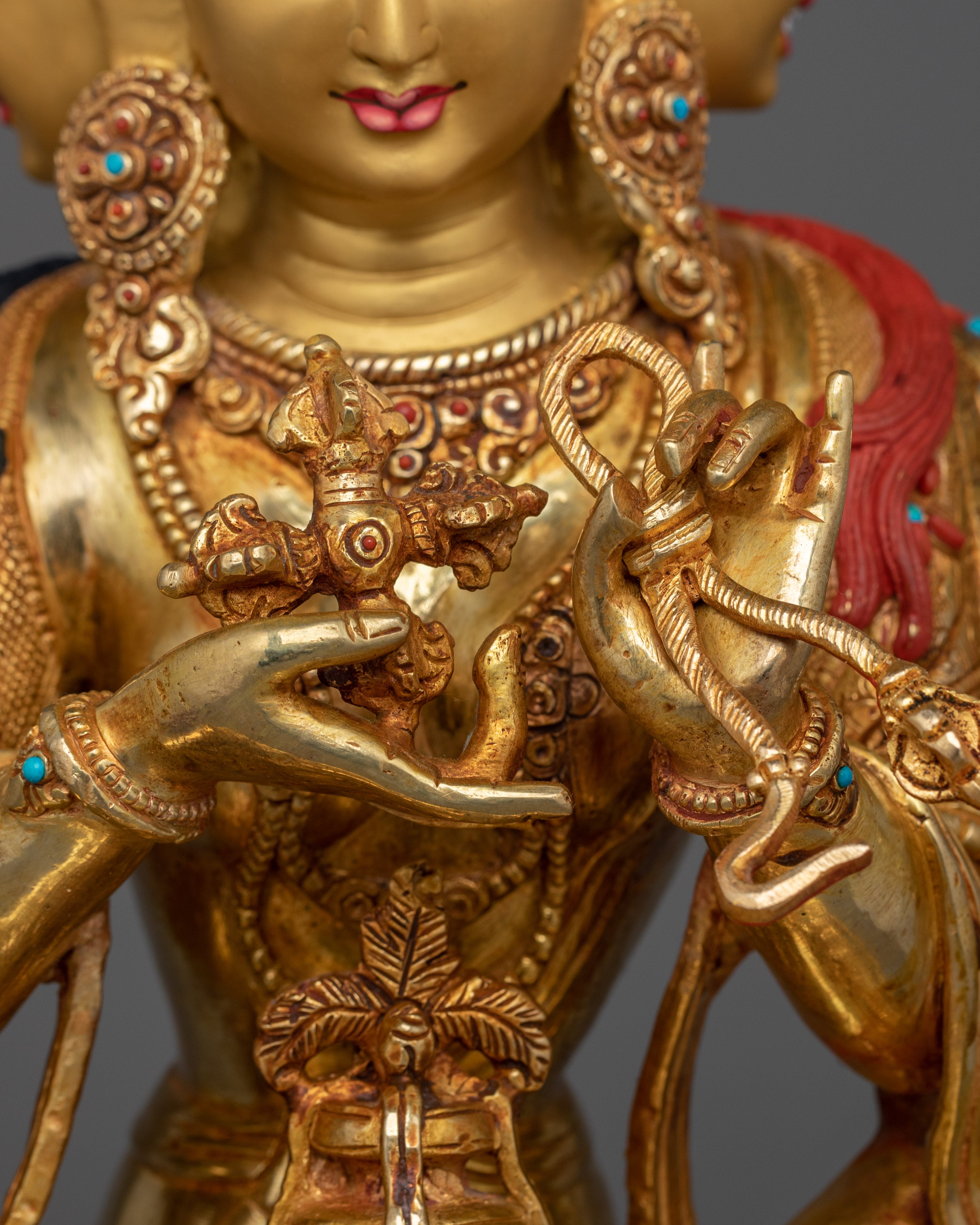 Handmade Ushnishavijaya "Namgyalma" Statue | Enlightened Dakini Figurine
