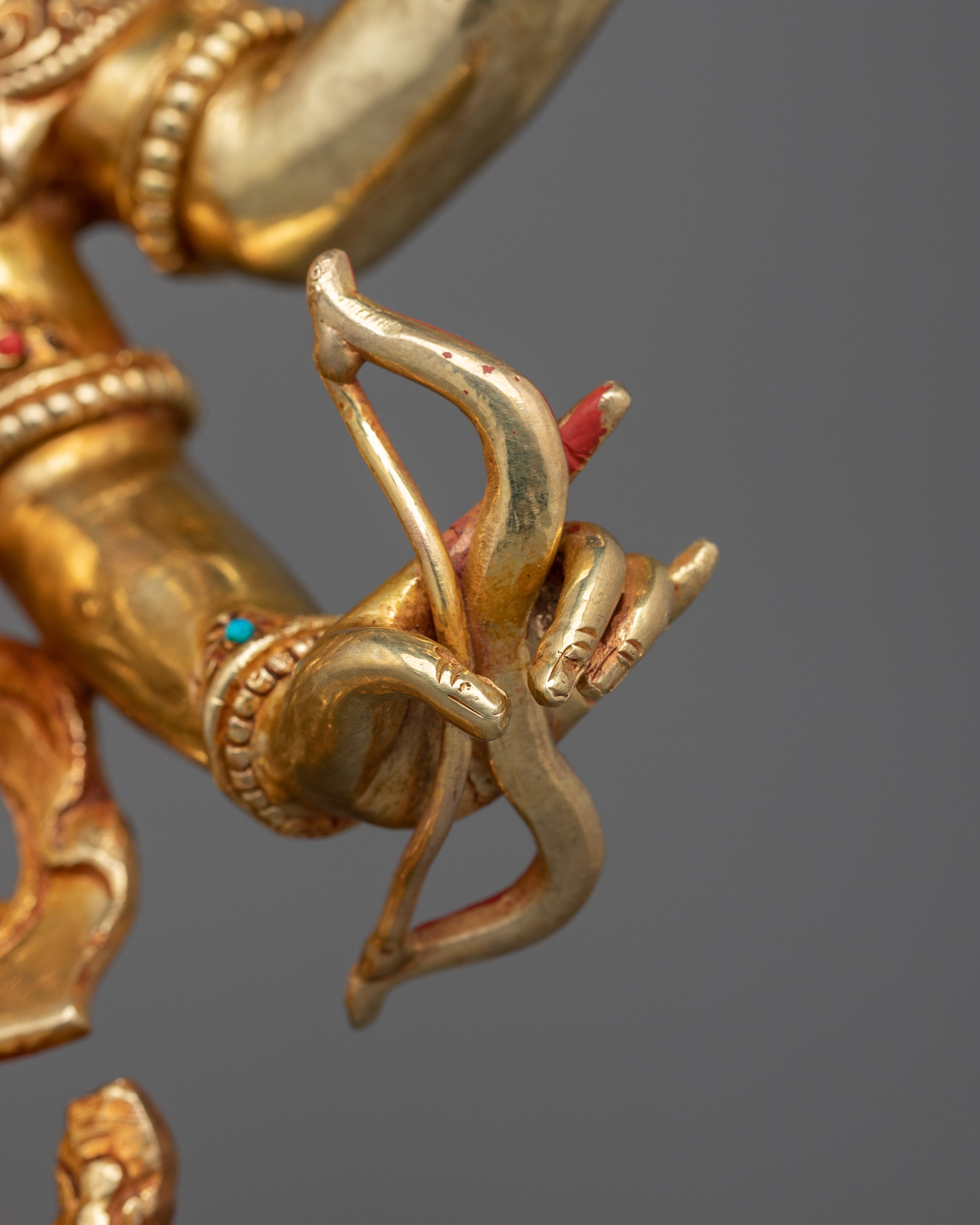 Handmade Ushnishavijaya "Namgyalma" Statue | Enlightened Dakini Figurine