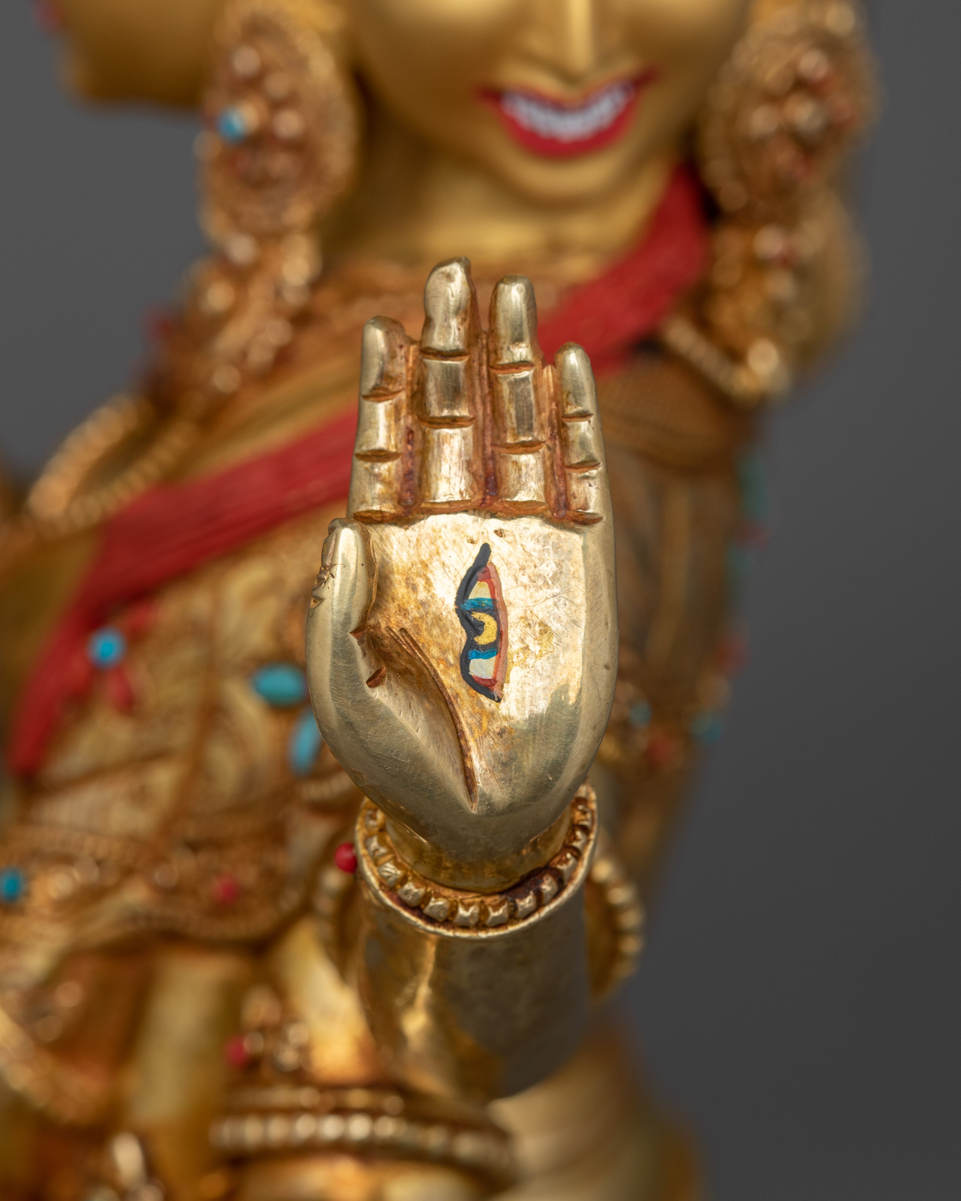 Handmade Ushnishavijaya "Namgyalma" Statue | Enlightened Dakini Figurine