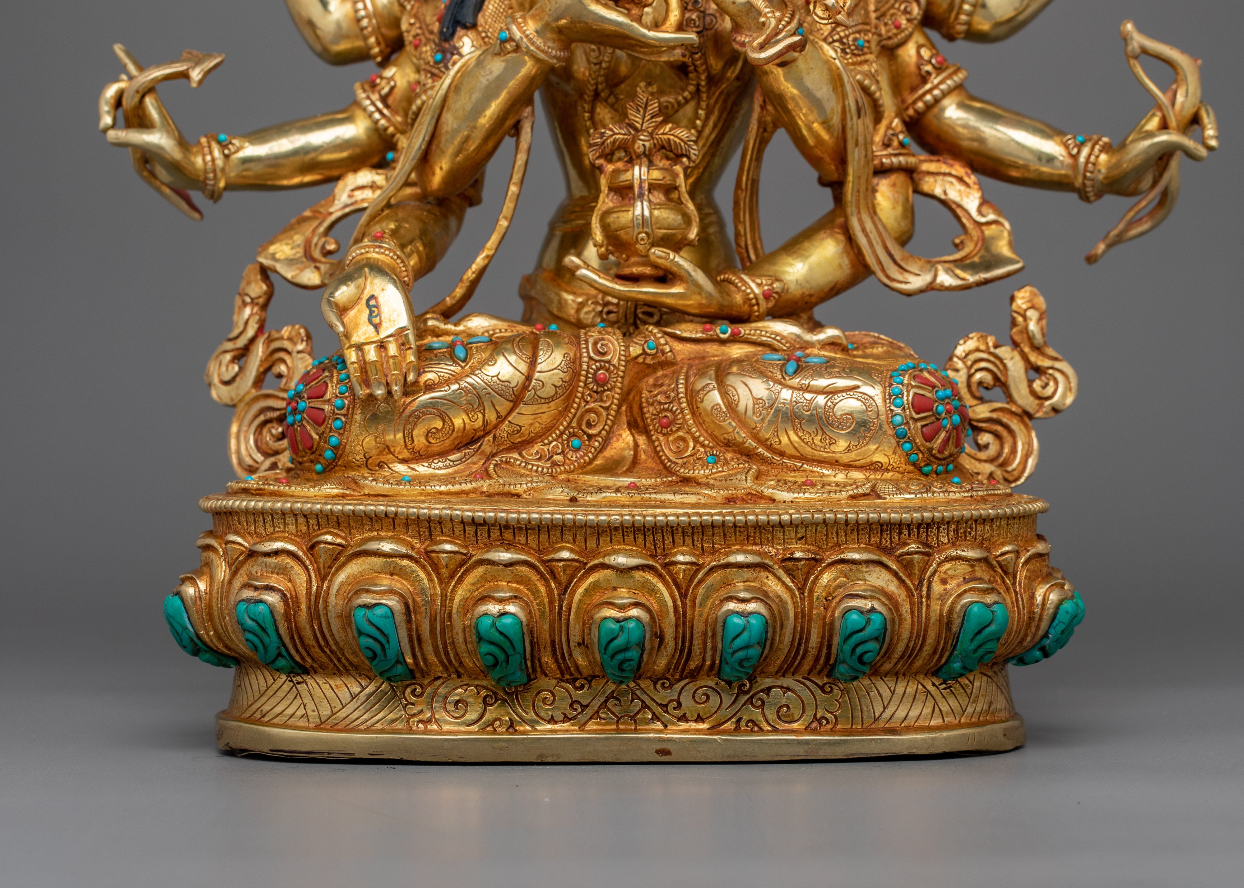 Handmade Ushnishavijaya "Namgyalma" Statue | Enlightened Dakini Figurine