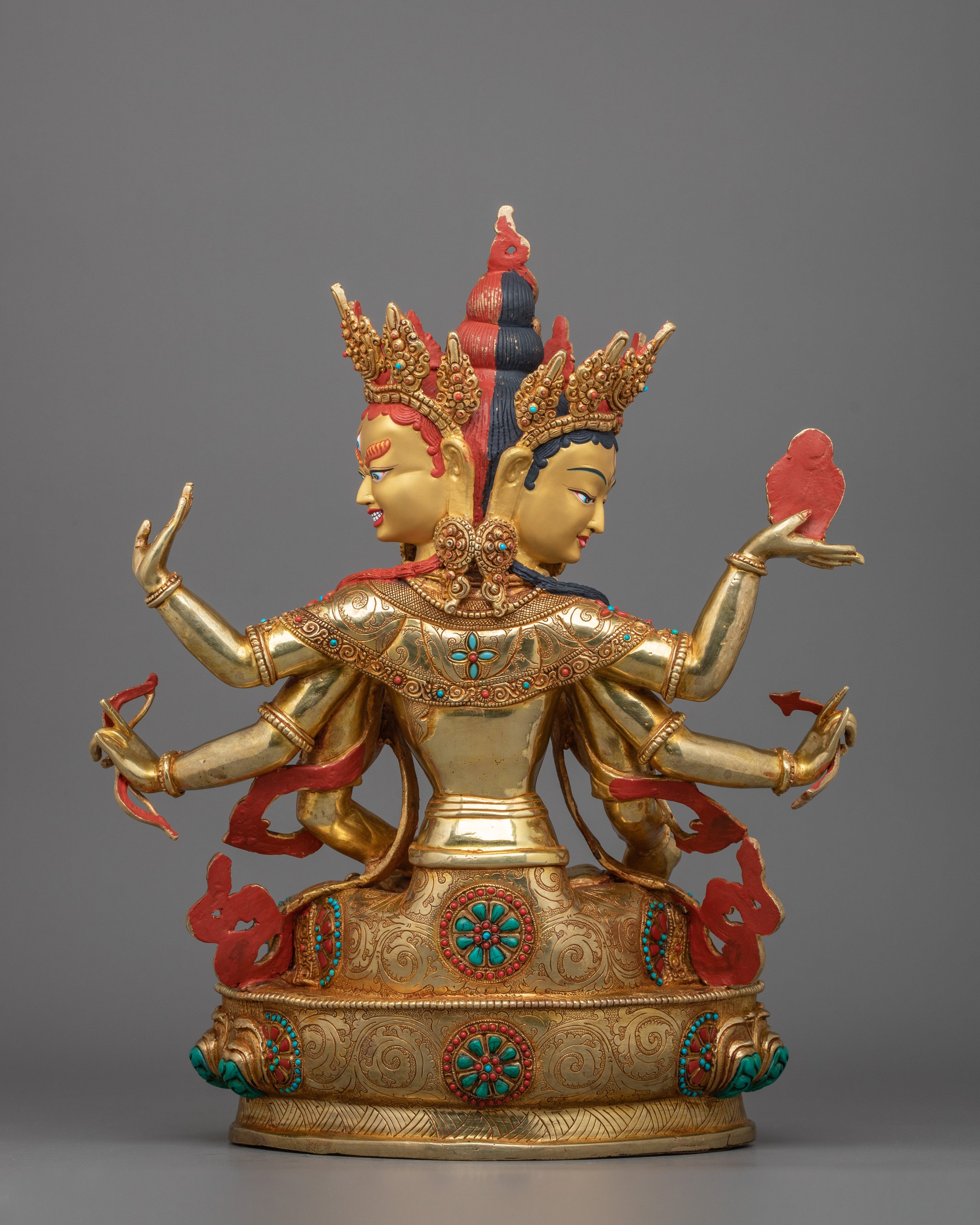 Handmade Ushnishavijaya "Namgyalma" Statue | Enlightened Dakini Figurine