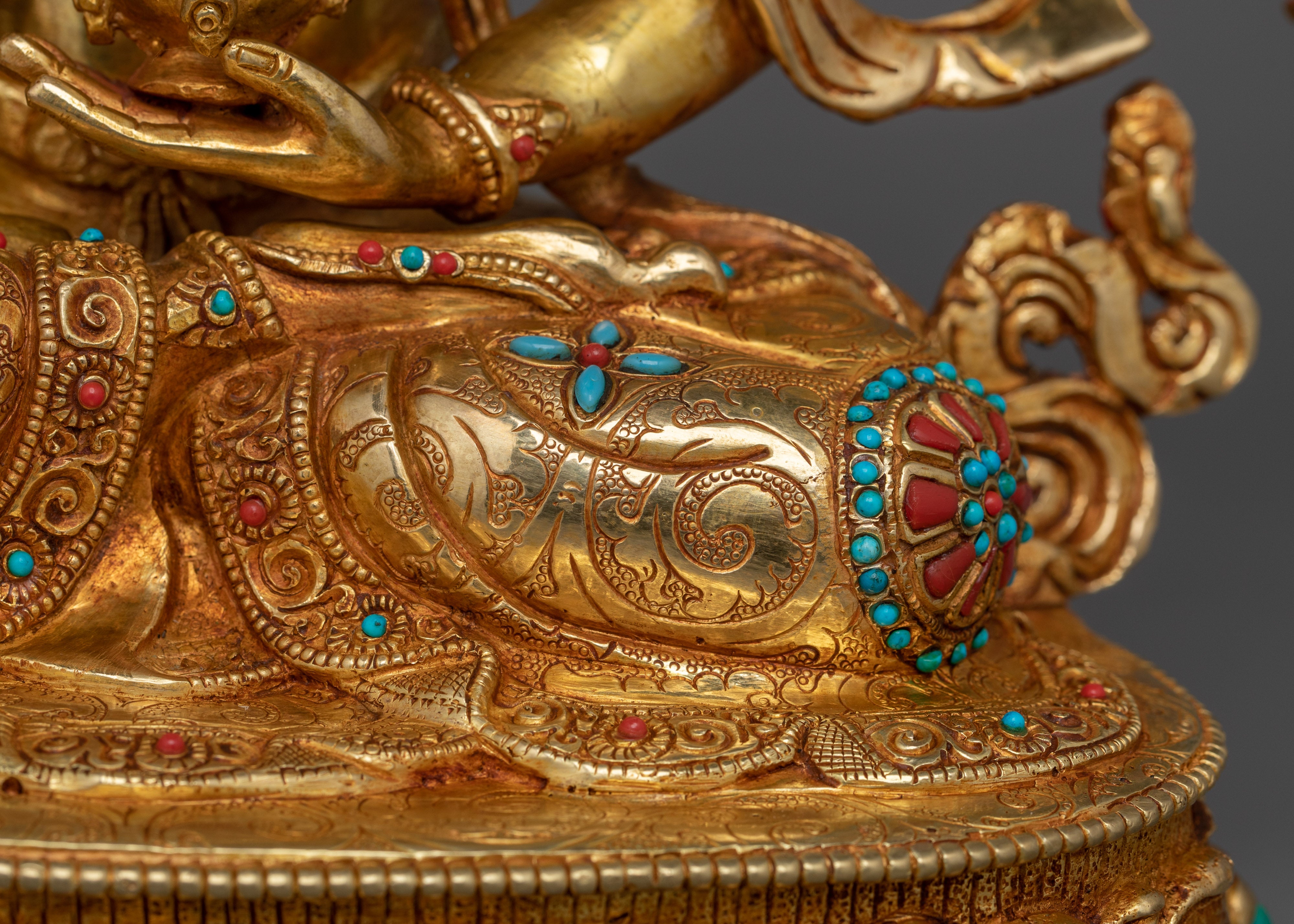 Handmade Ushnishavijaya "Namgyalma" Statue | Enlightened Dakini Figurine