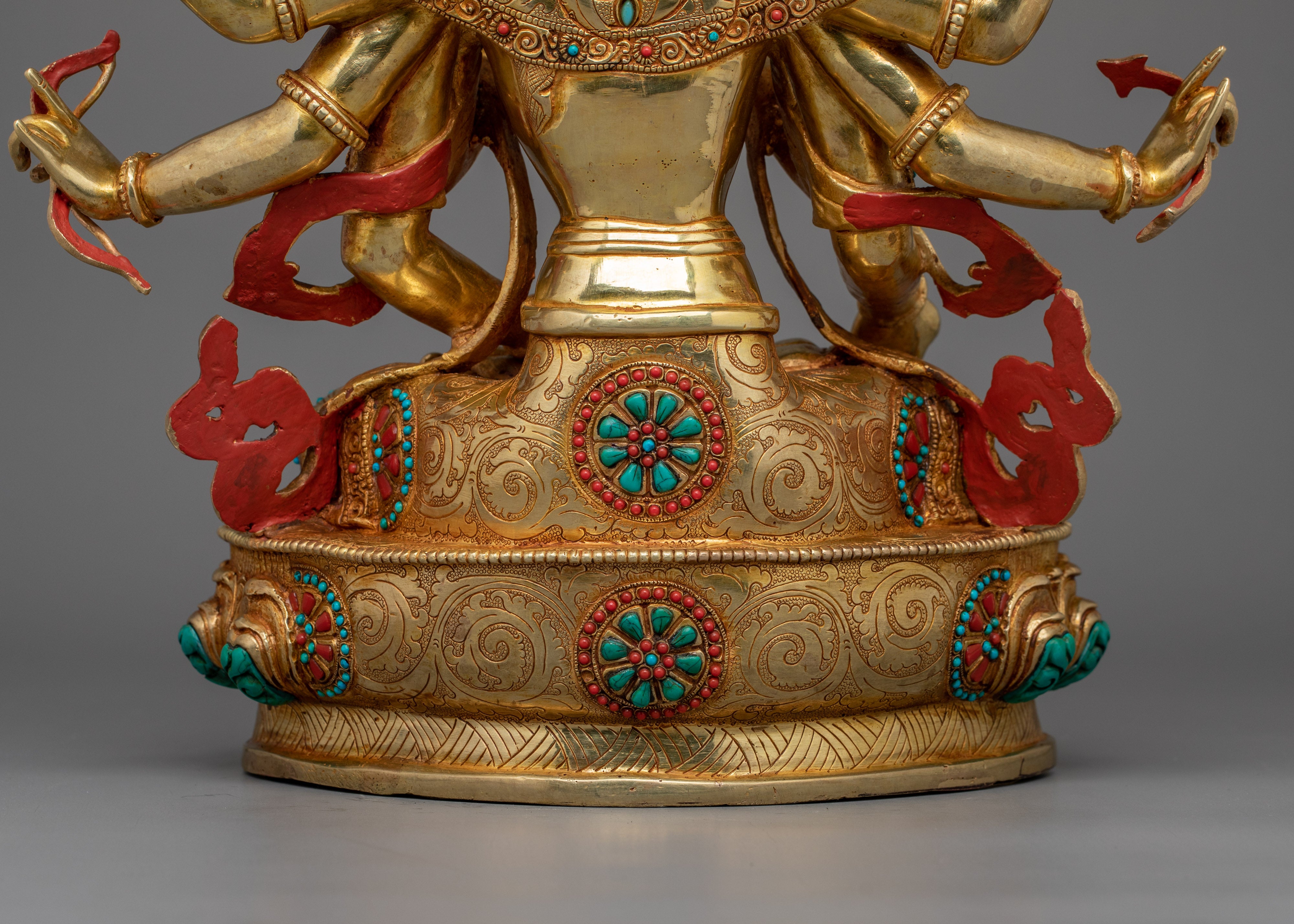 Handmade Ushnishavijaya "Namgyalma" Statue | Enlightened Dakini Figurine