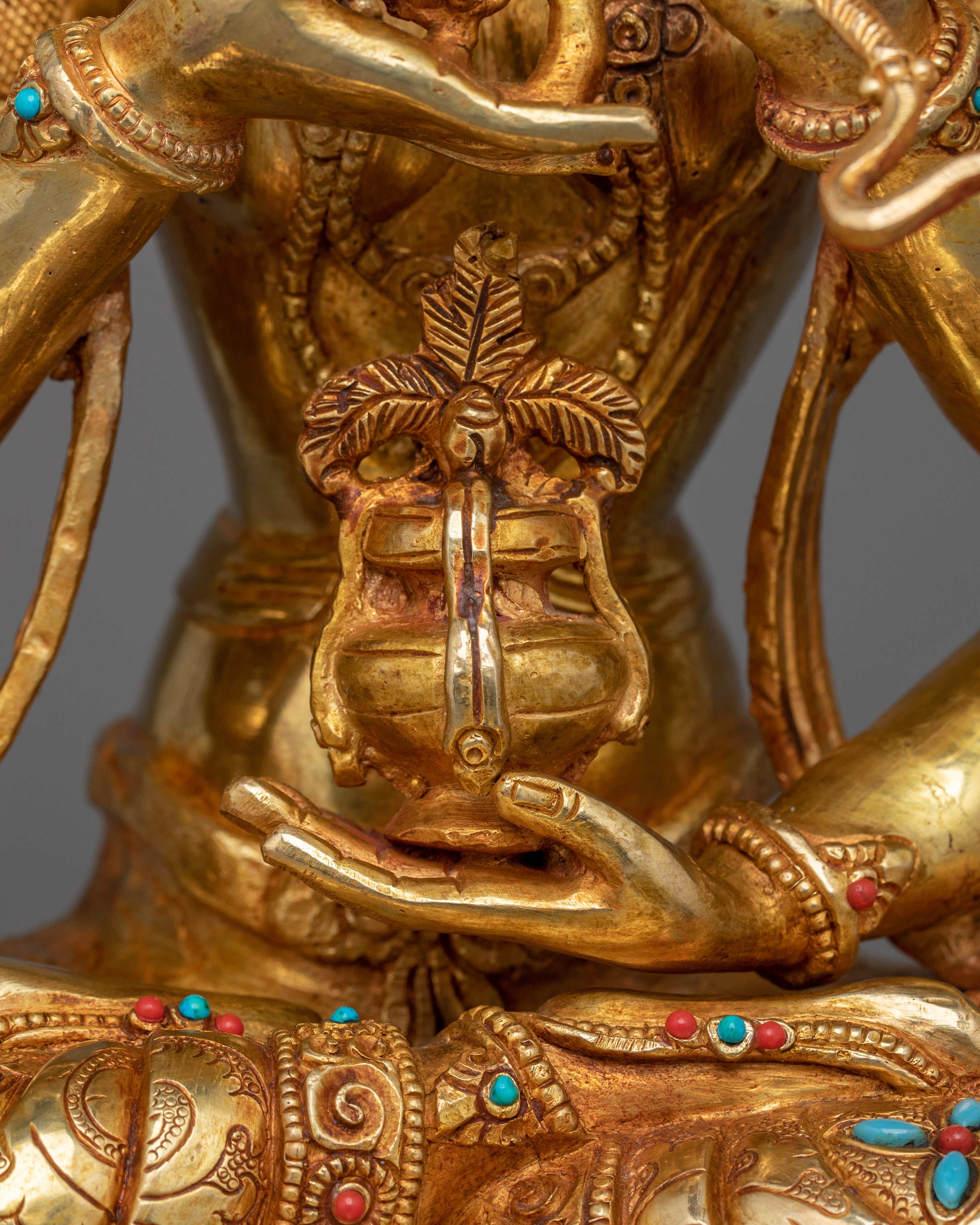 Handmade Ushnishavijaya "Namgyalma" Statue | Enlightened Dakini Figurine