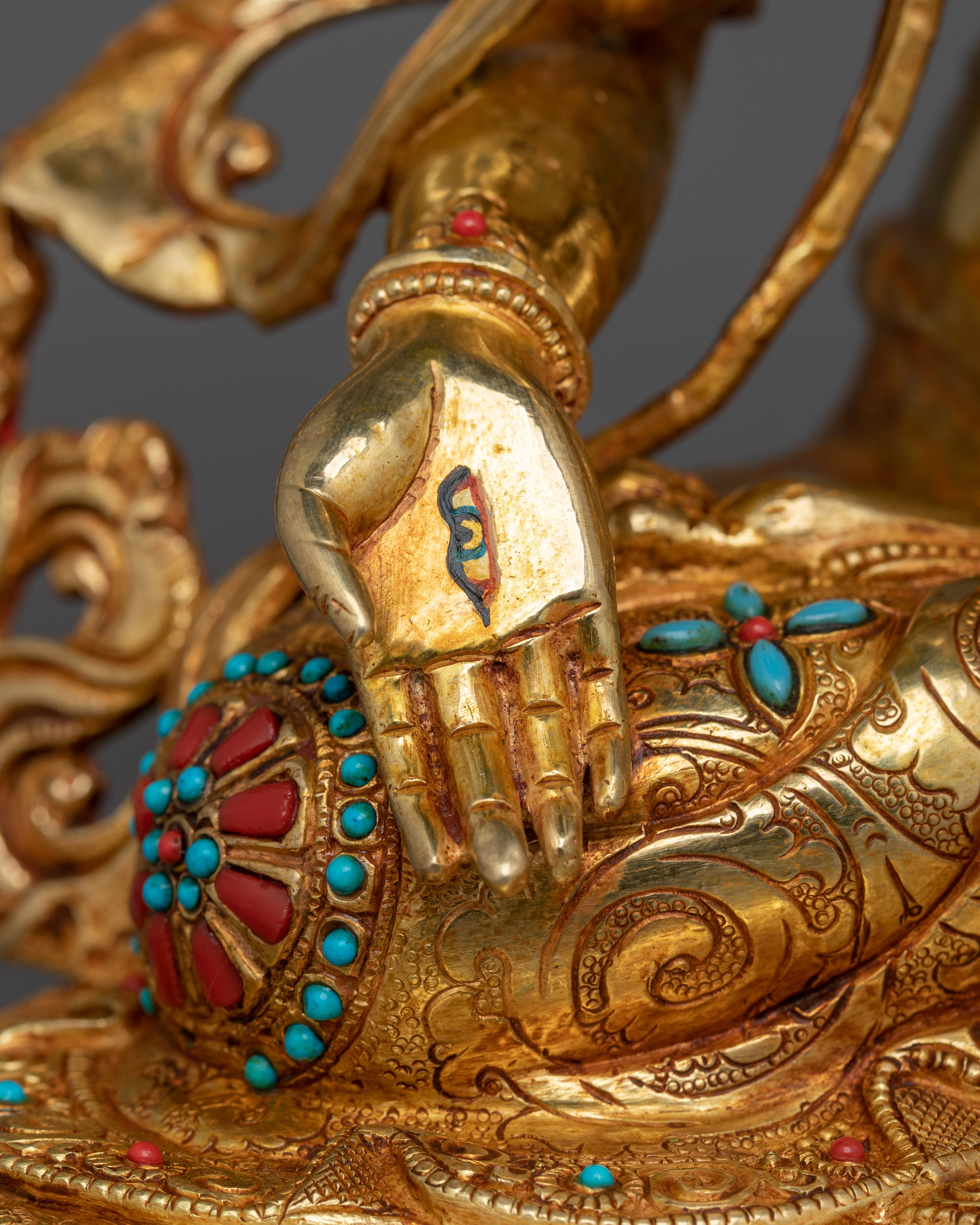 Handmade Ushnishavijaya "Namgyalma" Statue | Enlightened Dakini Figurine