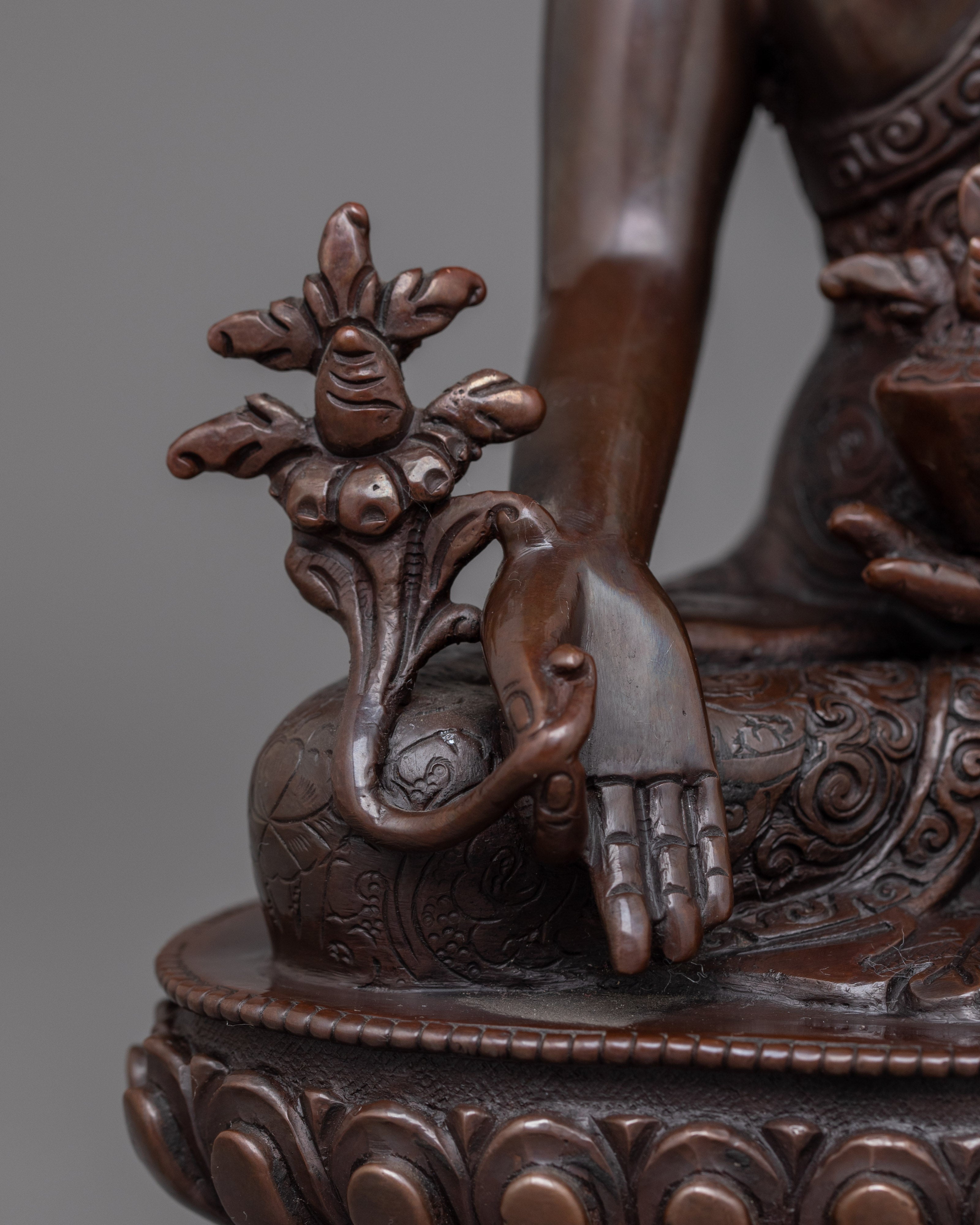 Handmade Medicine Buddha Deity Figurine | Perfect for Buddhist shrine