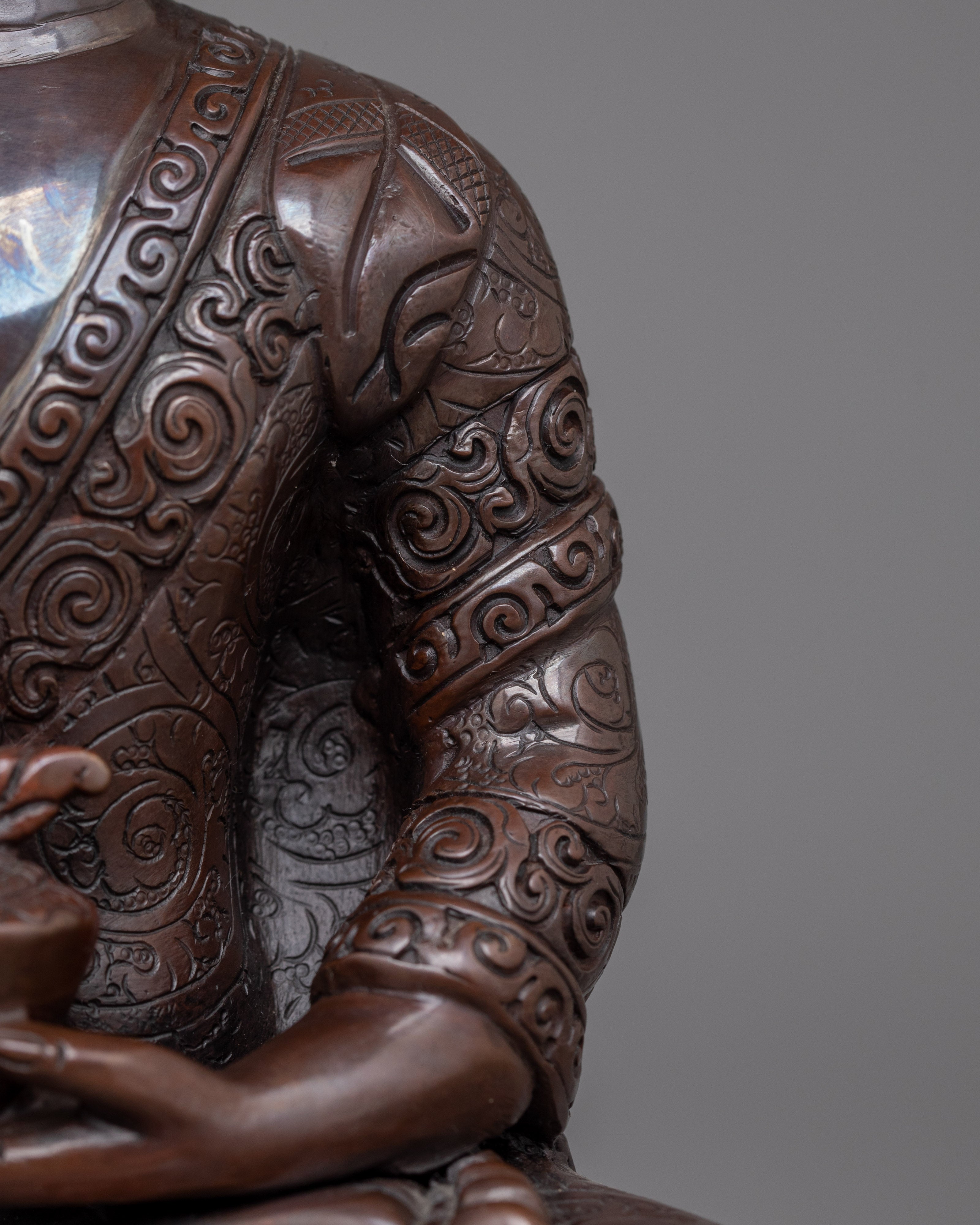 Handmade Medicine Buddha Deity Figurine | Perfect for Buddhist shrine