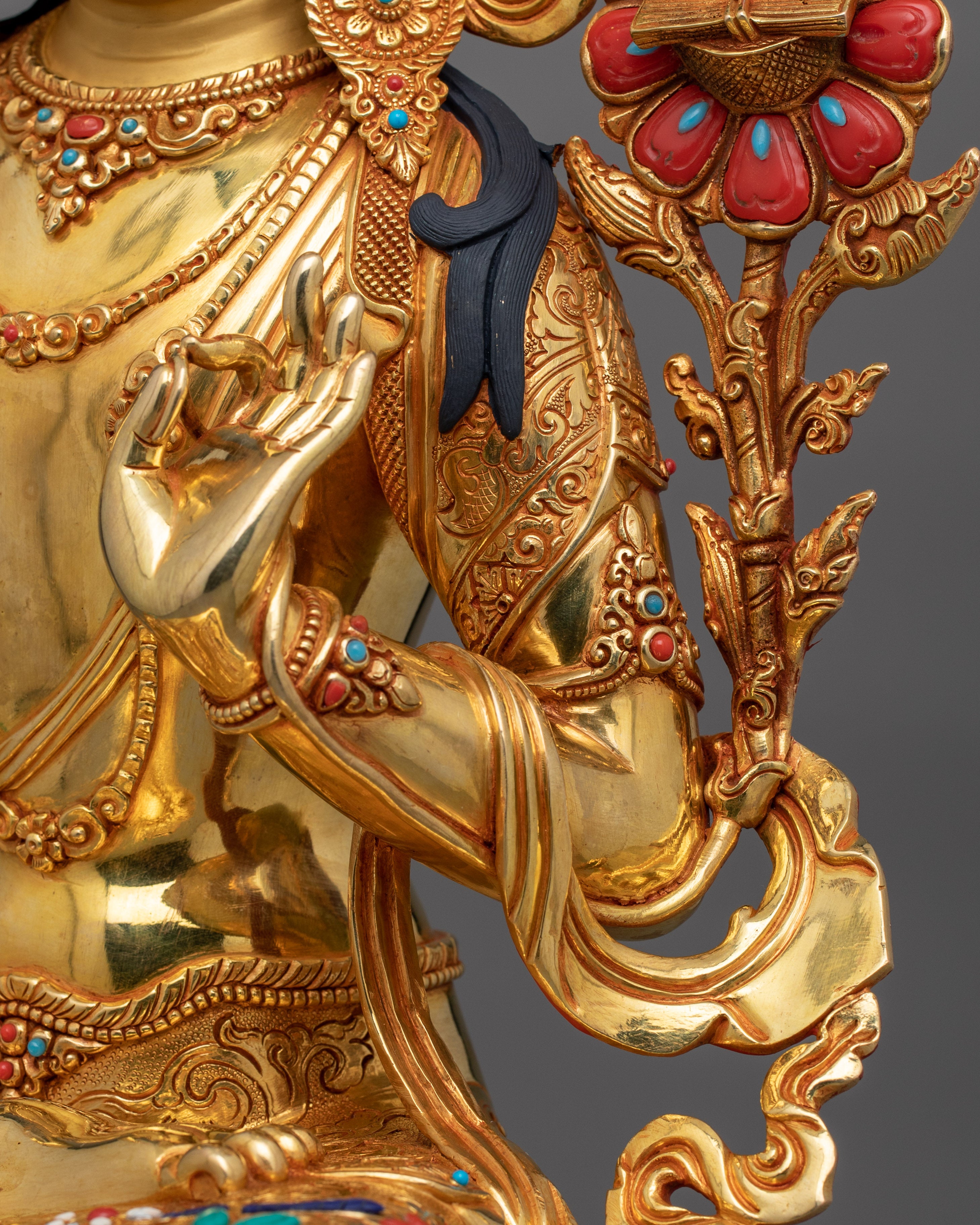 The Great Manjushri With Prajna Khadga | Also Know as Wisdom God