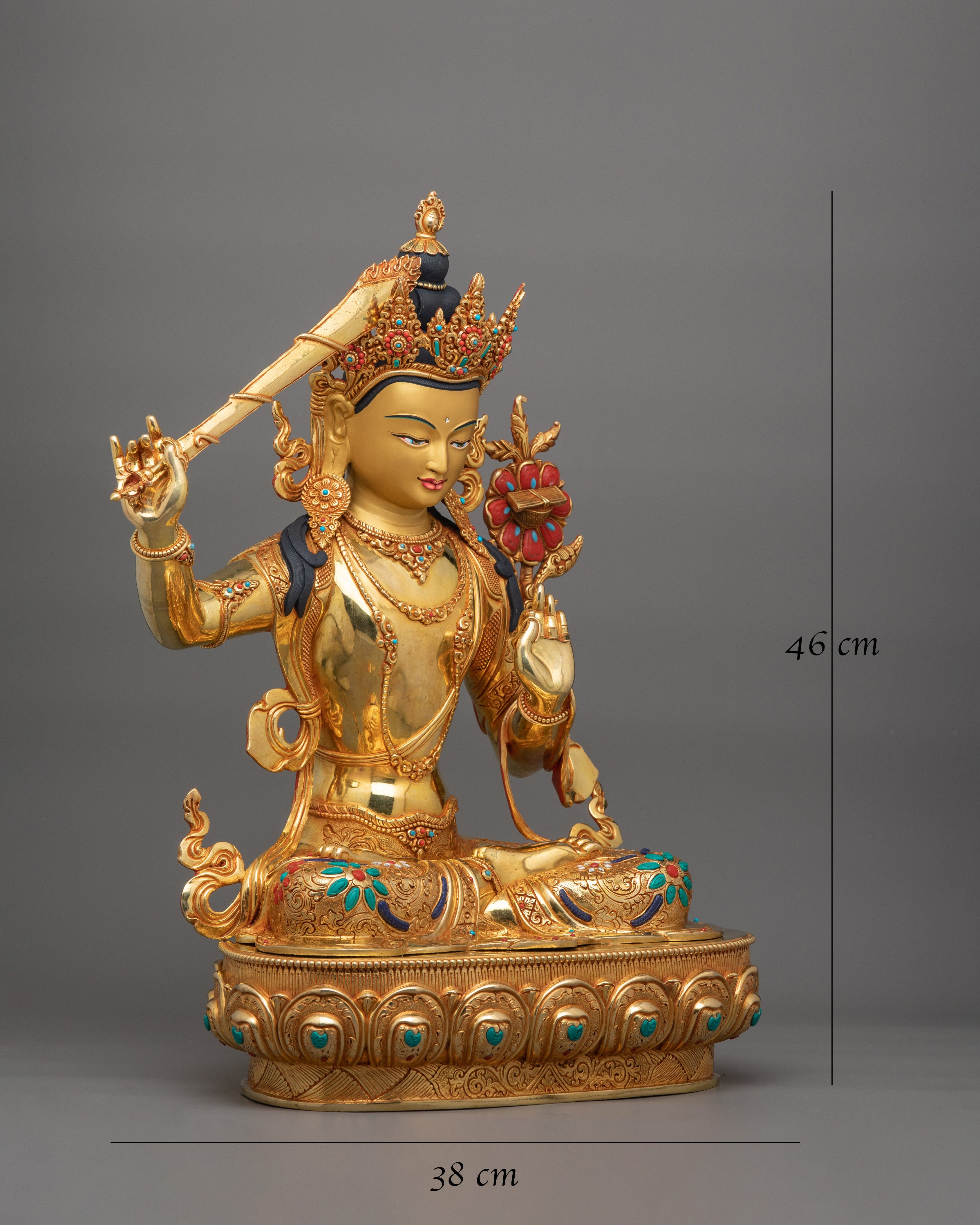 Manjushri With Prajna Khadga