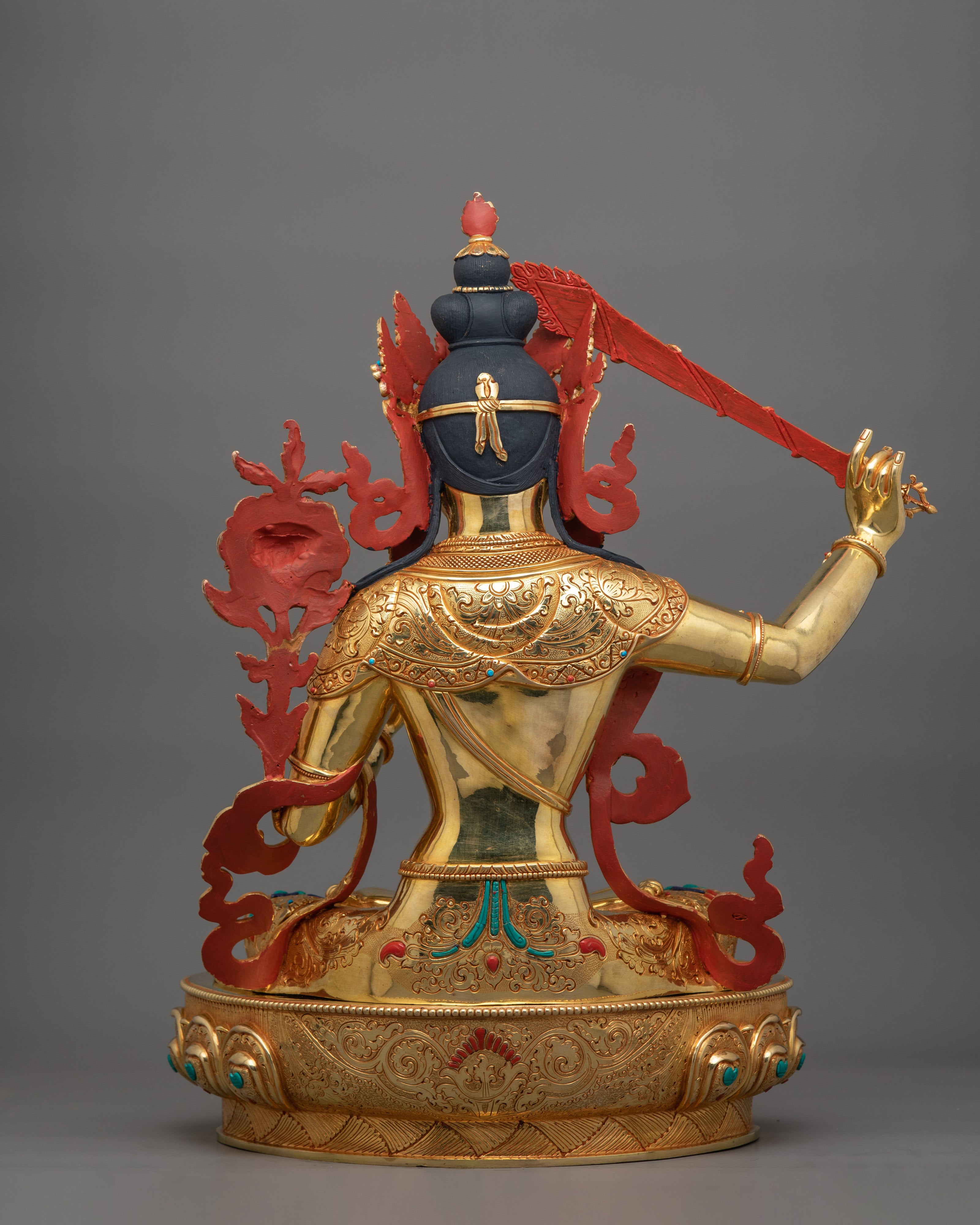 The Great Manjushri With Prajna Khadga | Also Know as Wisdom God