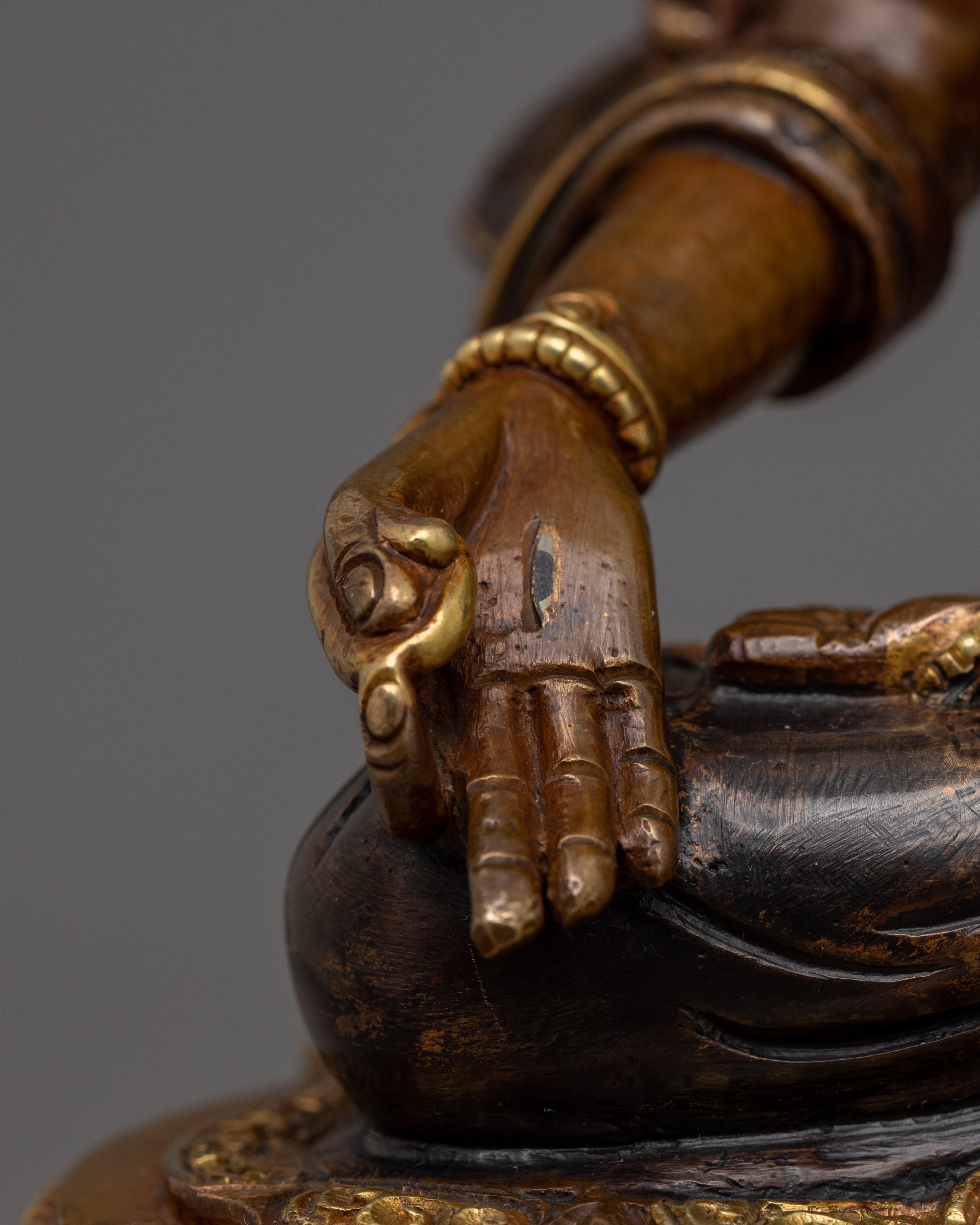 Seven Eyes Deity White Tara Sculpture | Mother of all Buddhas