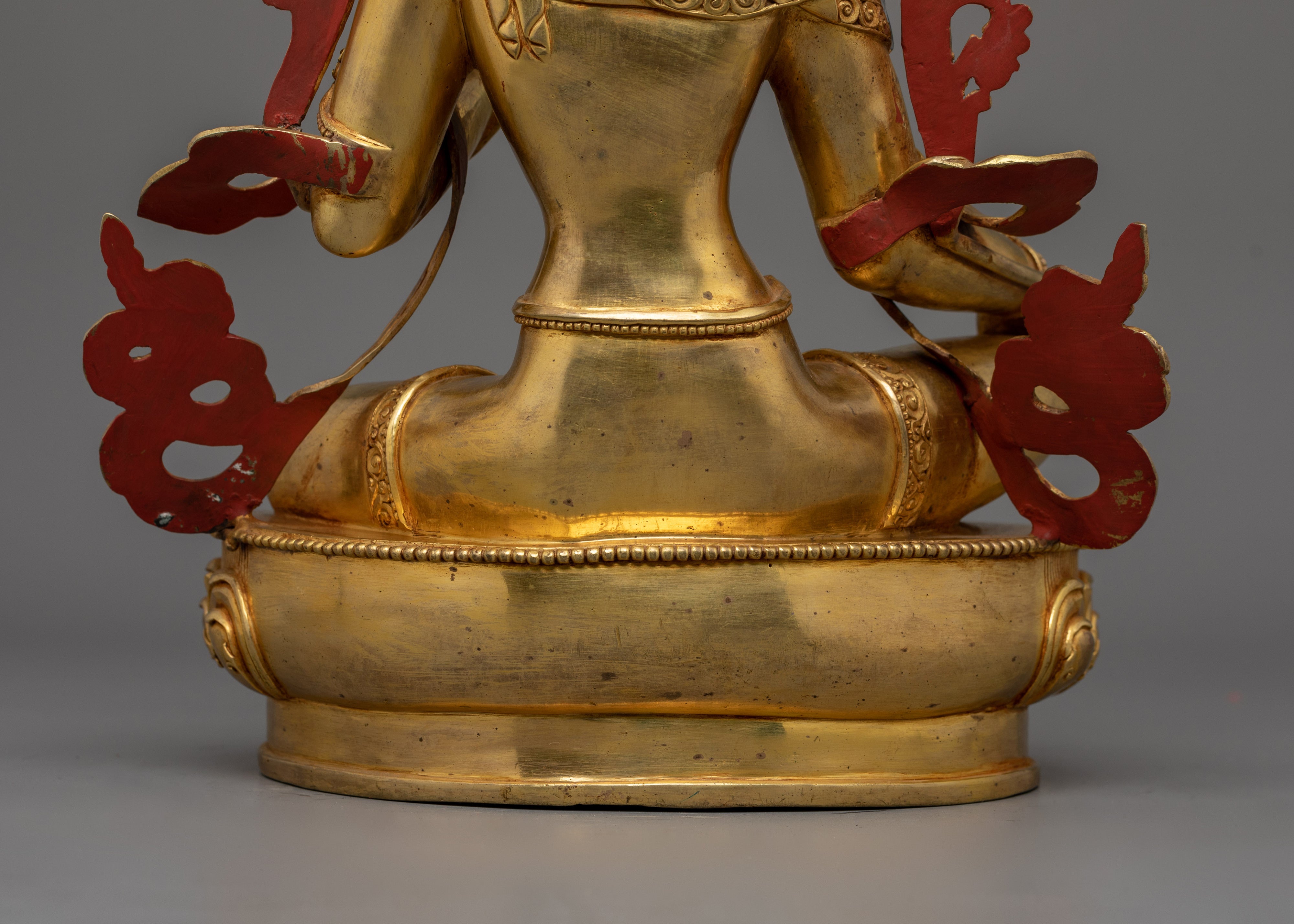 Handcrafted Goddess Green Tara Sculpture | Himalayan Tibetan Art