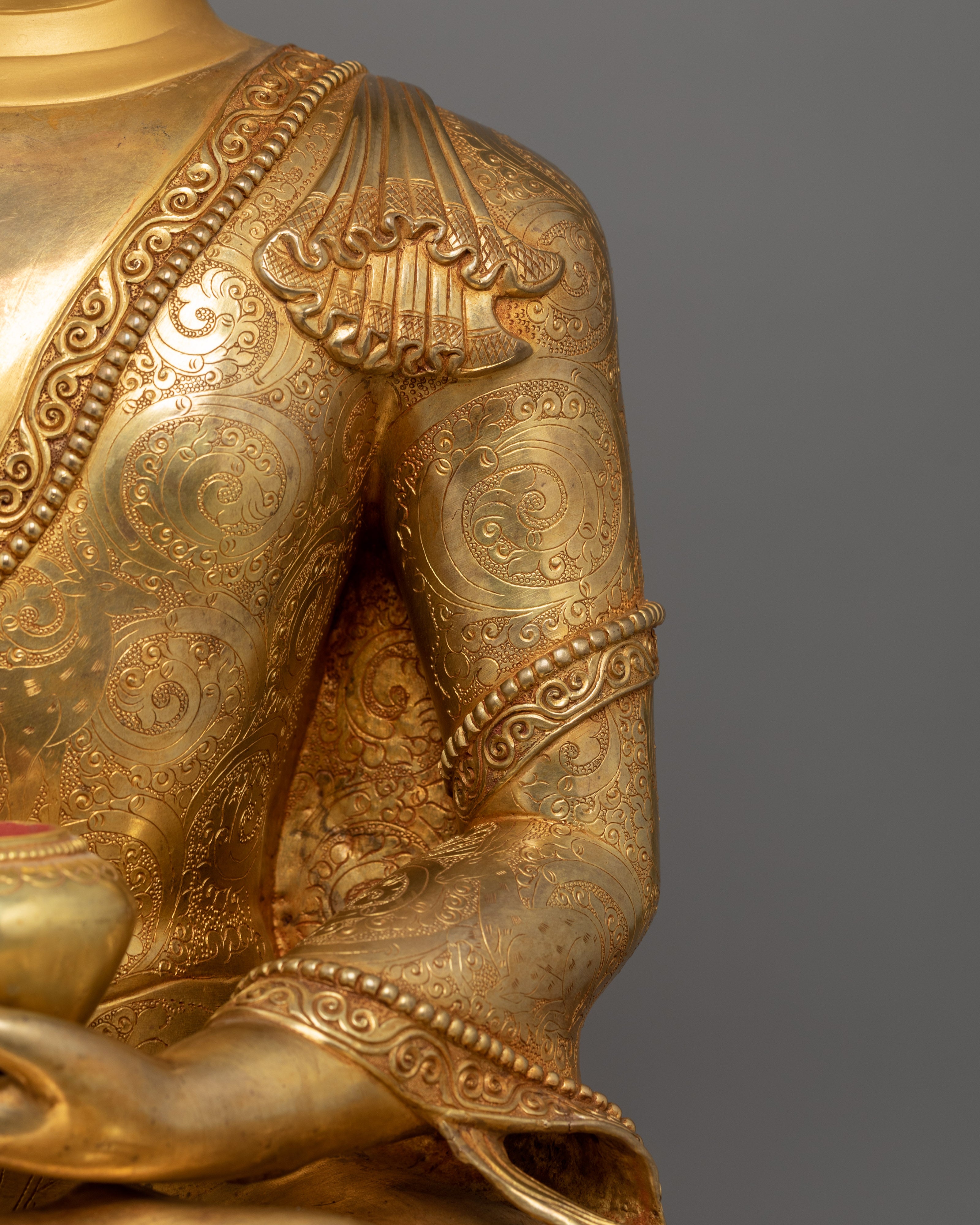 Enlightened Guru Buddha Shakyamuni Statue | Symbol of mindfulness practice
