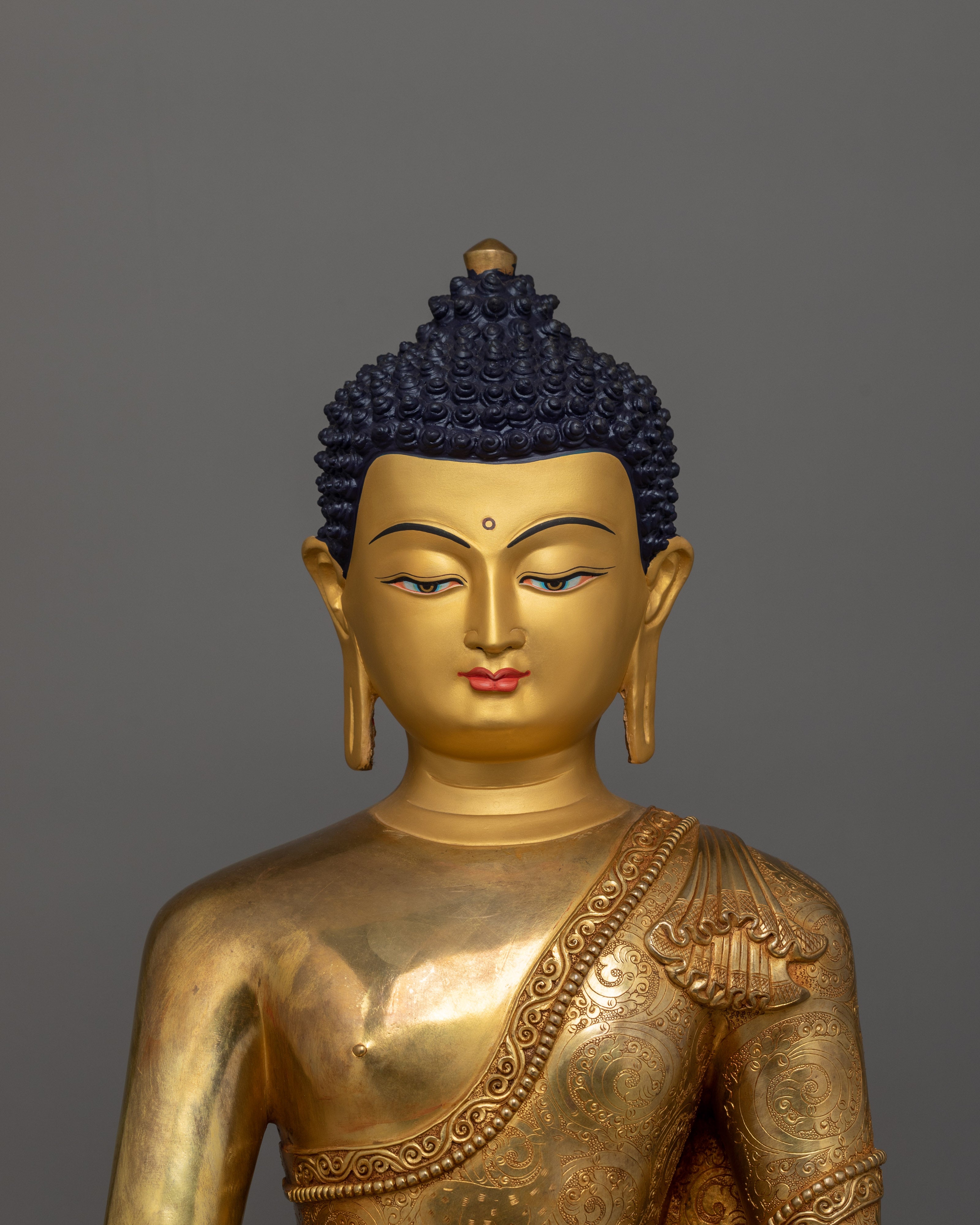 Enlightened Guru Buddha Shakyamuni Statue | Symbol of mindfulness practice