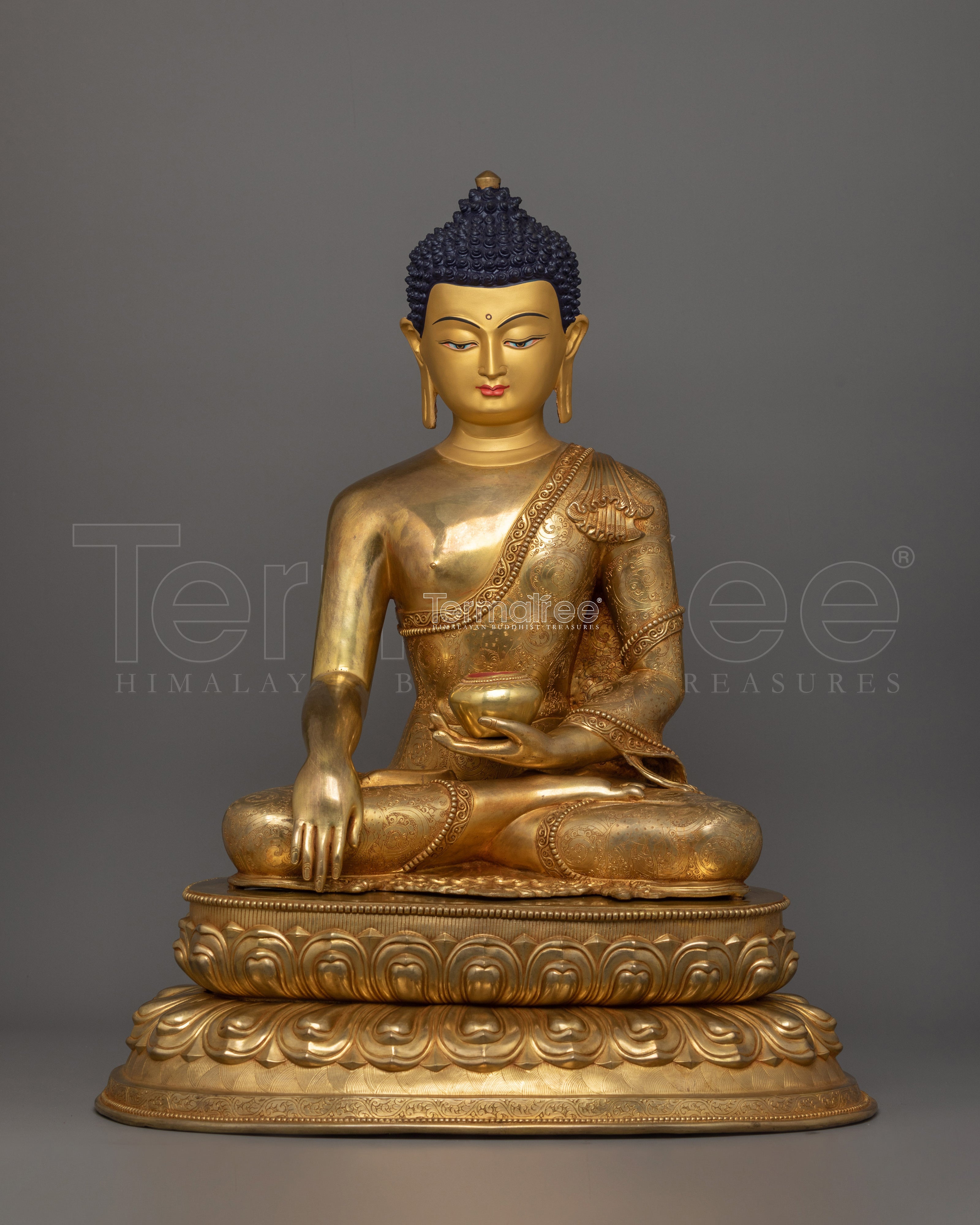 Enlightened Guru Buddha Shakyamuni Statue | Symbol of mindfulness practice