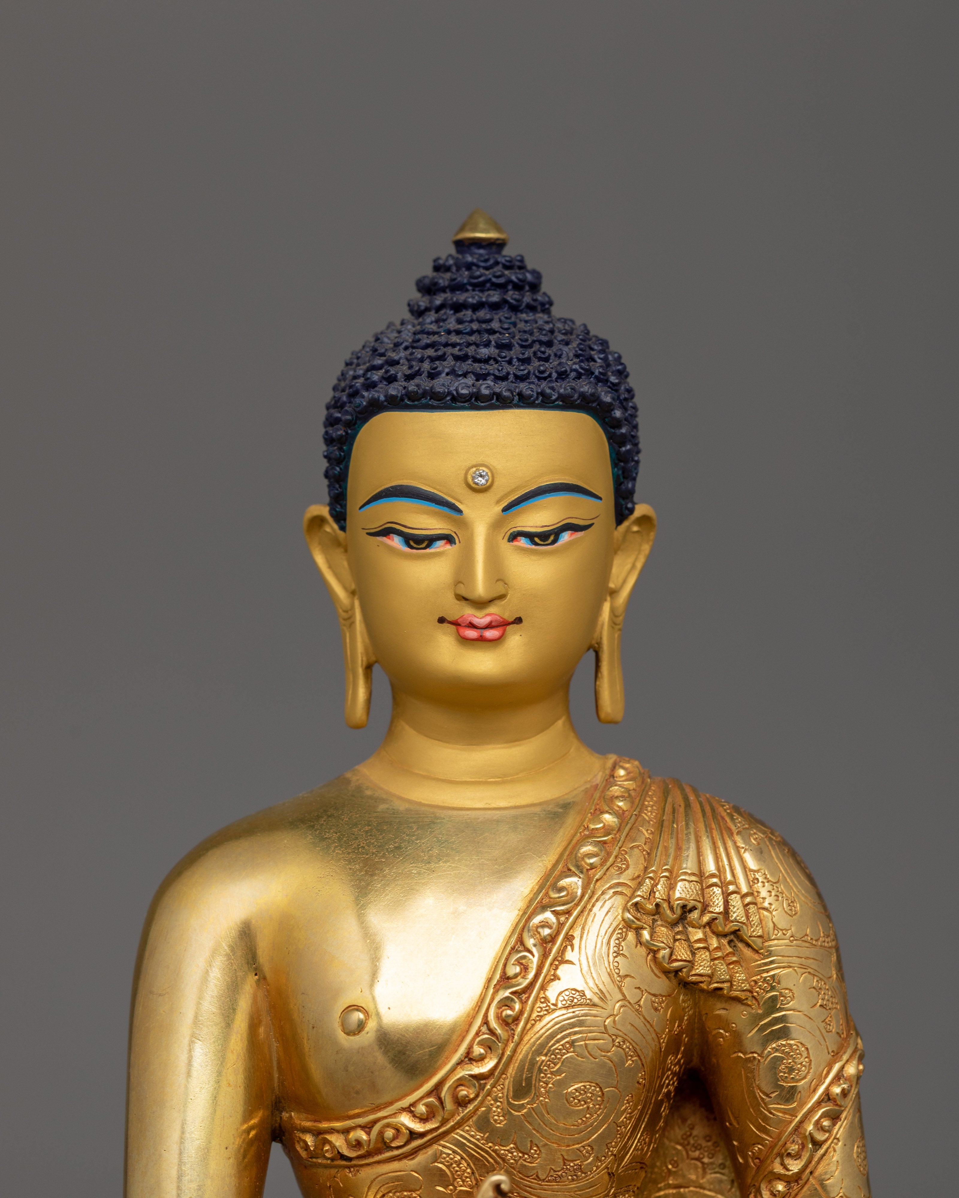 Handcrafted Medicine Buddha Deity Figurine | Healer for Spiritual Wellness