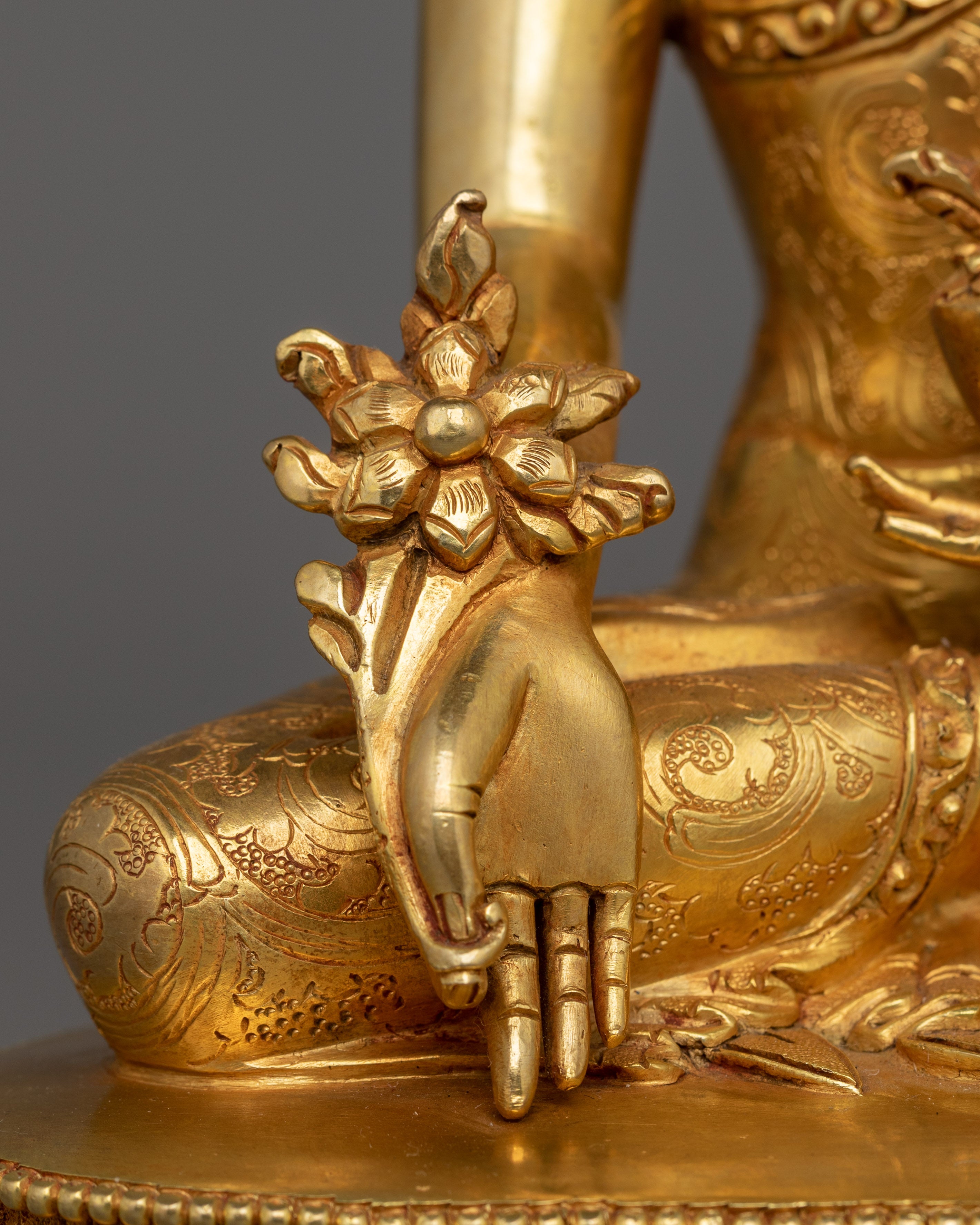Handcrafted Medicine Buddha Deity Figurine | Healer for Spiritual Wellness