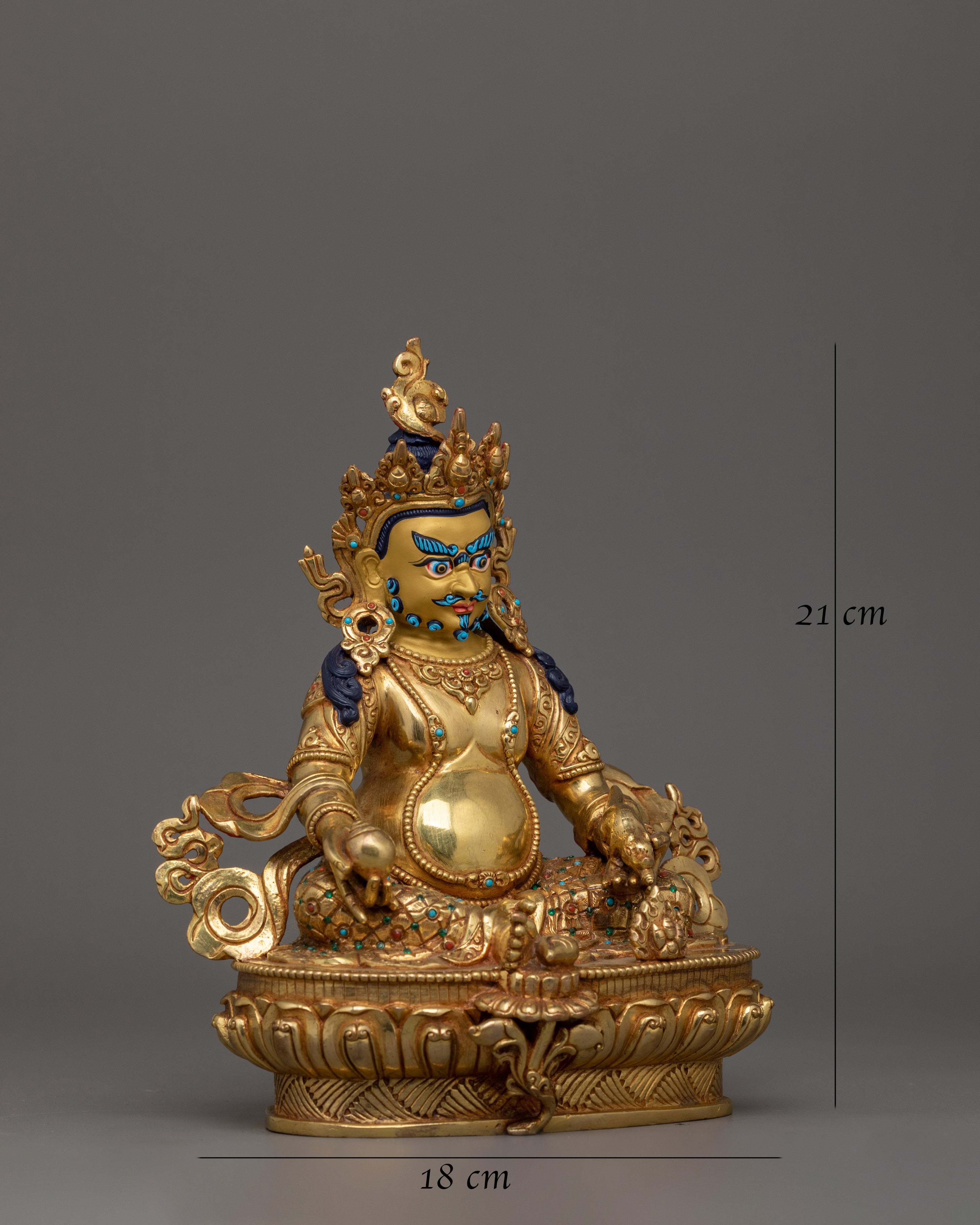 Tibetan Wealth God Dzambhala Statue