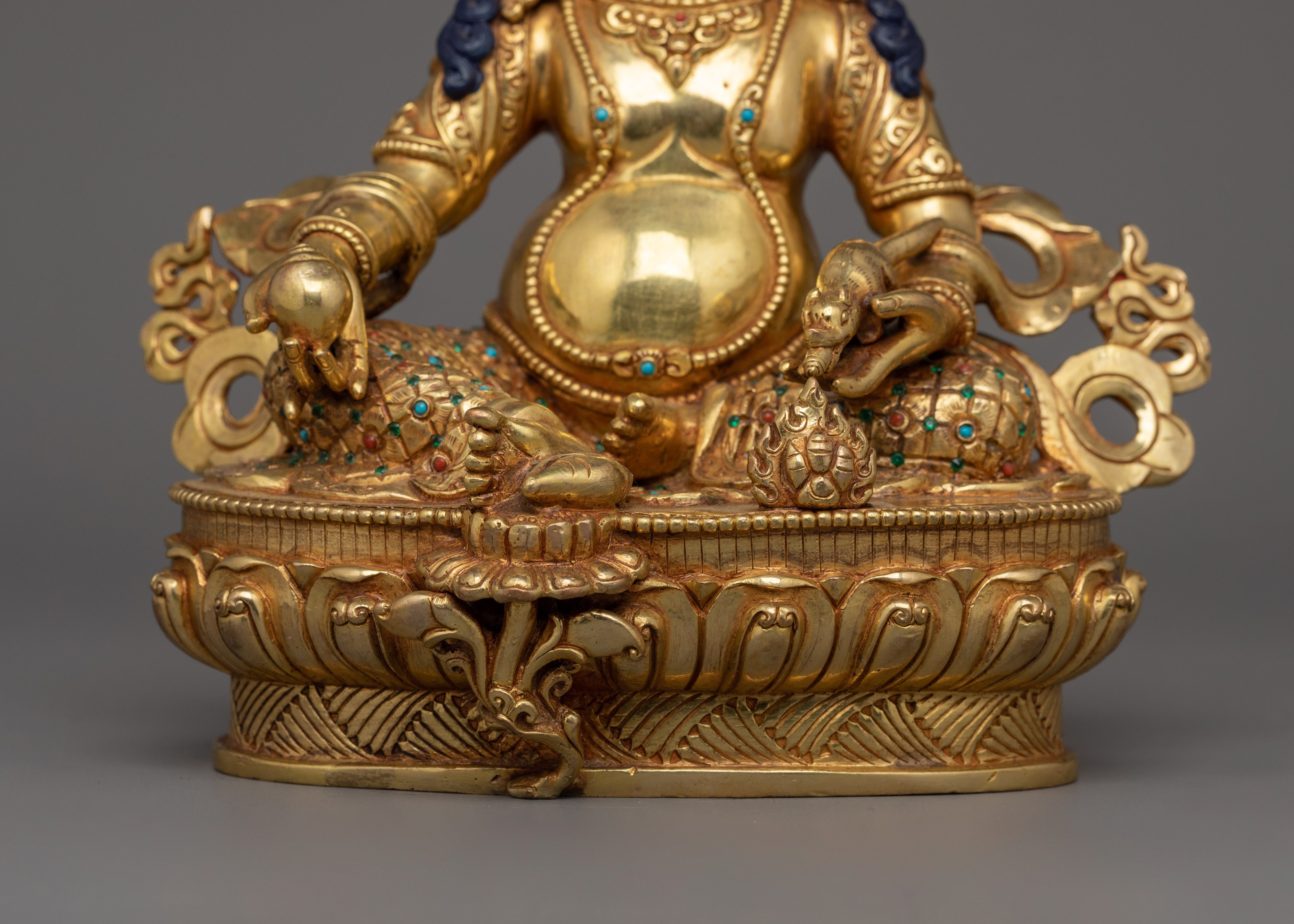 Tibetan Wealth God Dzambhala Statue | Spiritual Wealth and Prosperity Deity