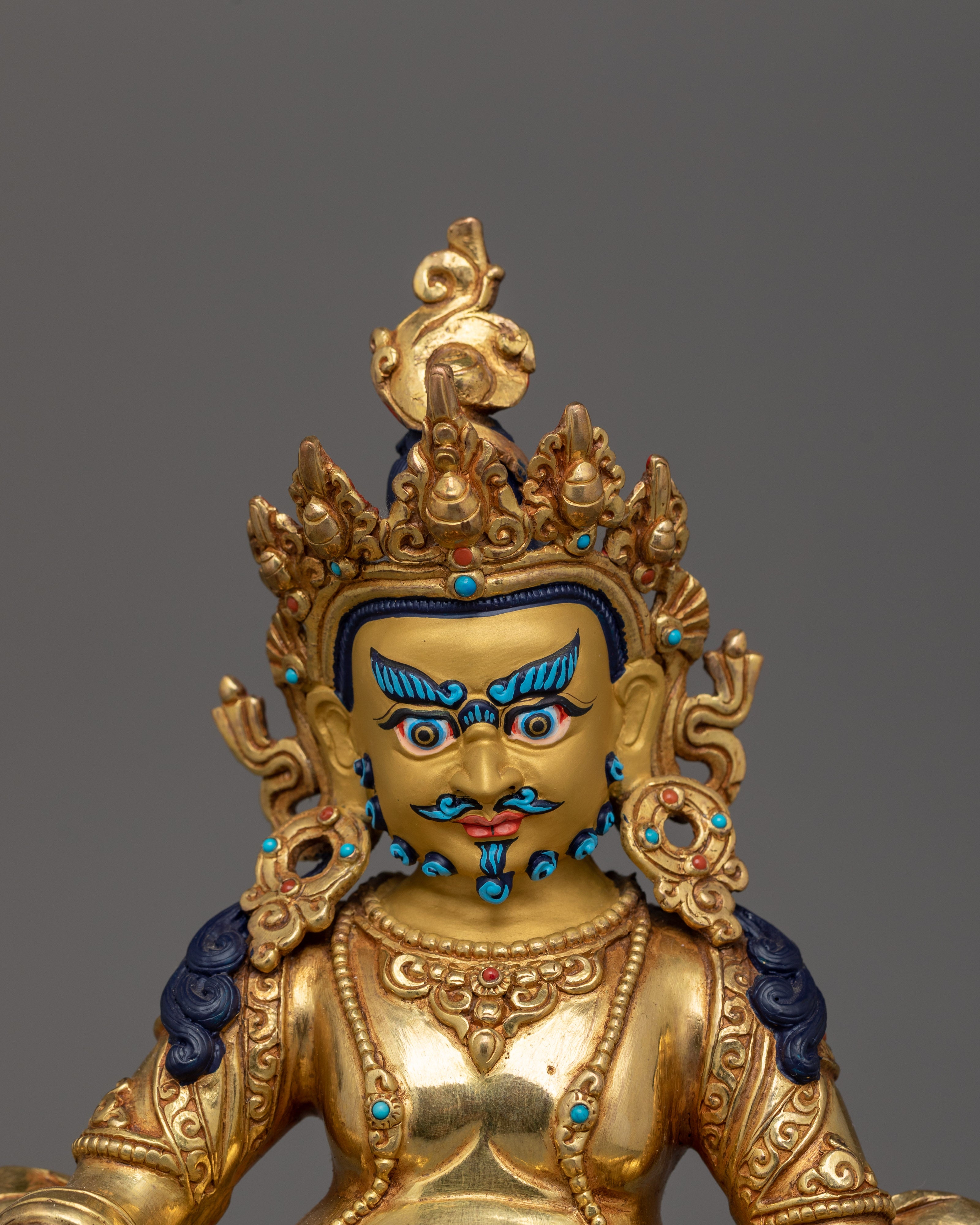 Tibetan Wealth God Dzambhala Statue | Spiritual Wealth and Prosperity Deity