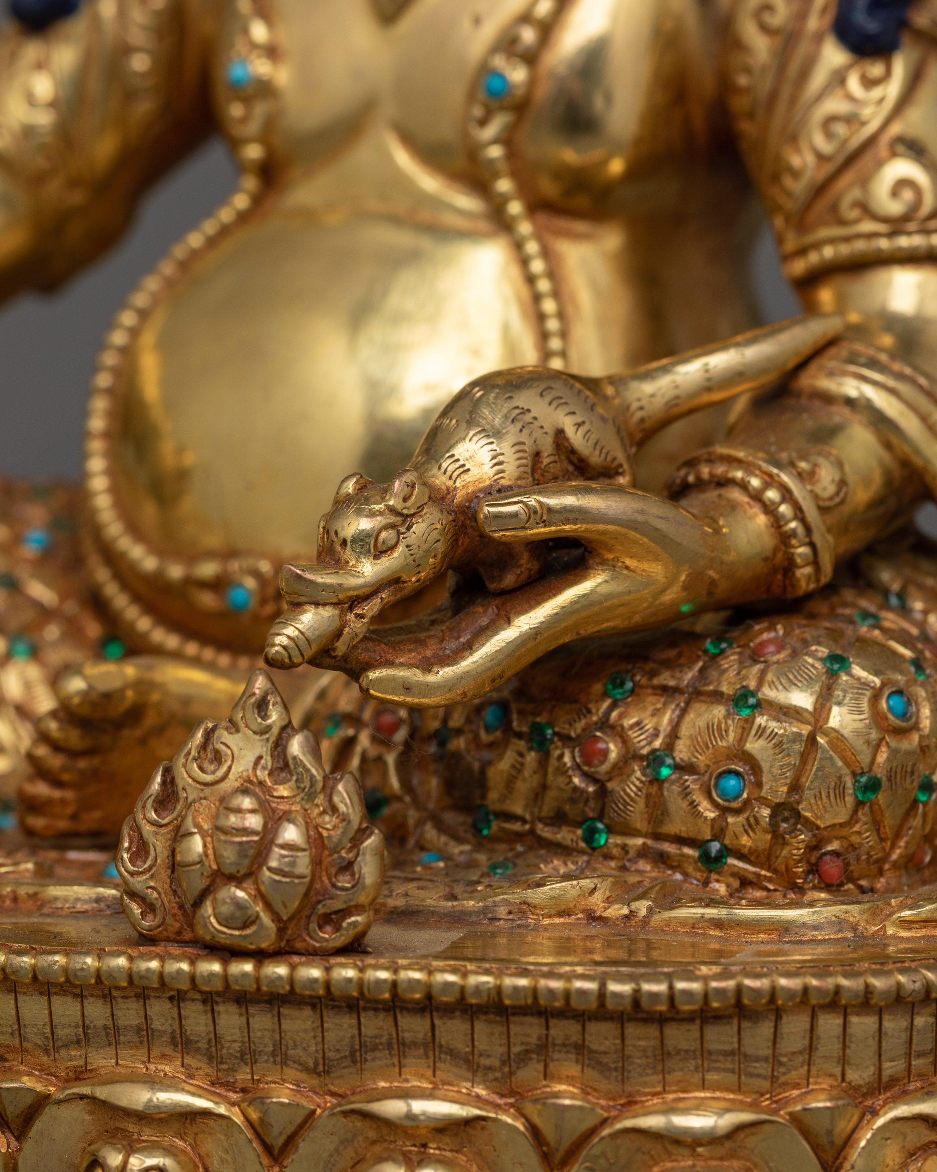 Tibetan Wealth God Dzambhala Statue | Spiritual Wealth and Prosperity Deity