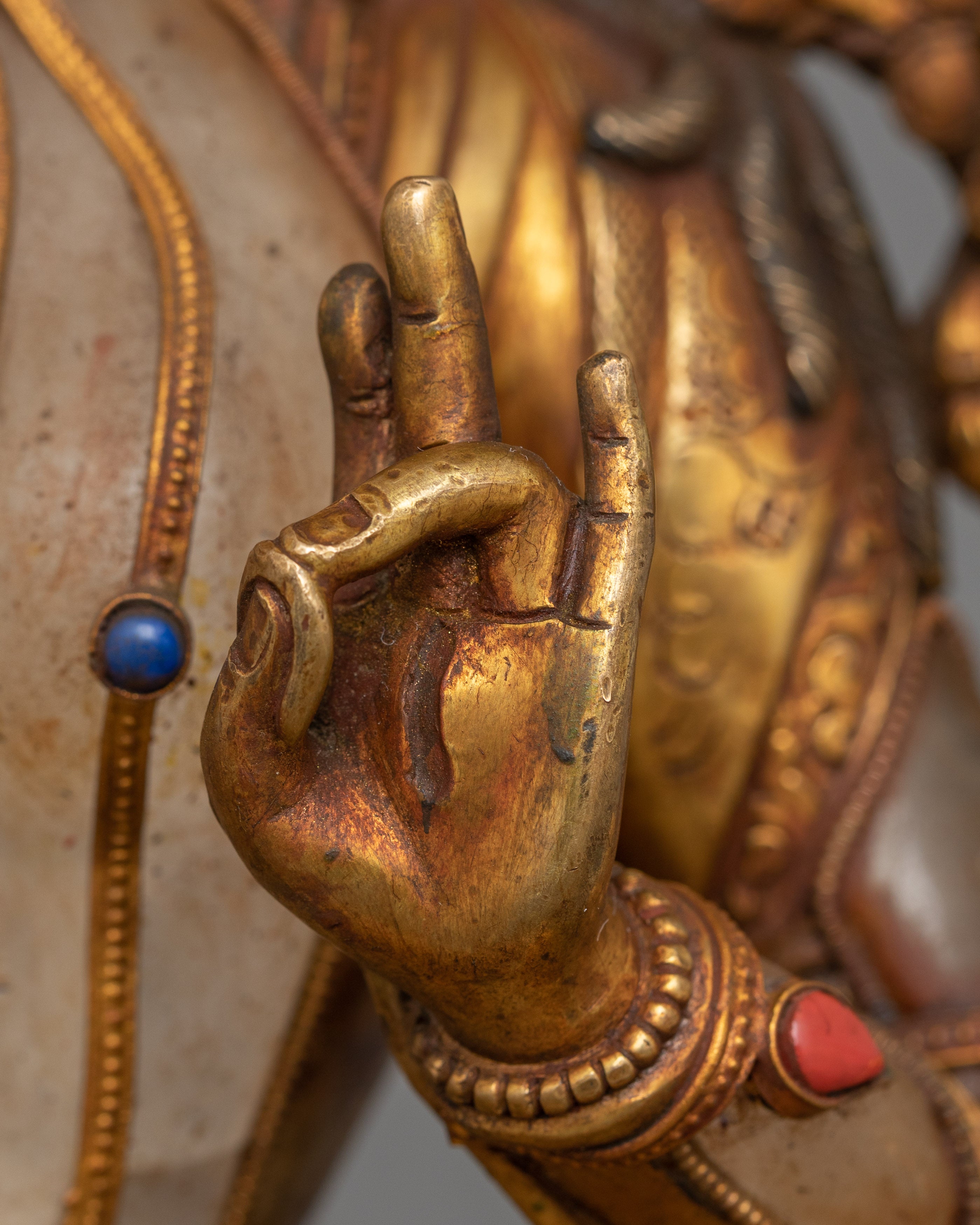 Buddhist Sculpture of White Tara | Symbol of Compassion and Enlightenment