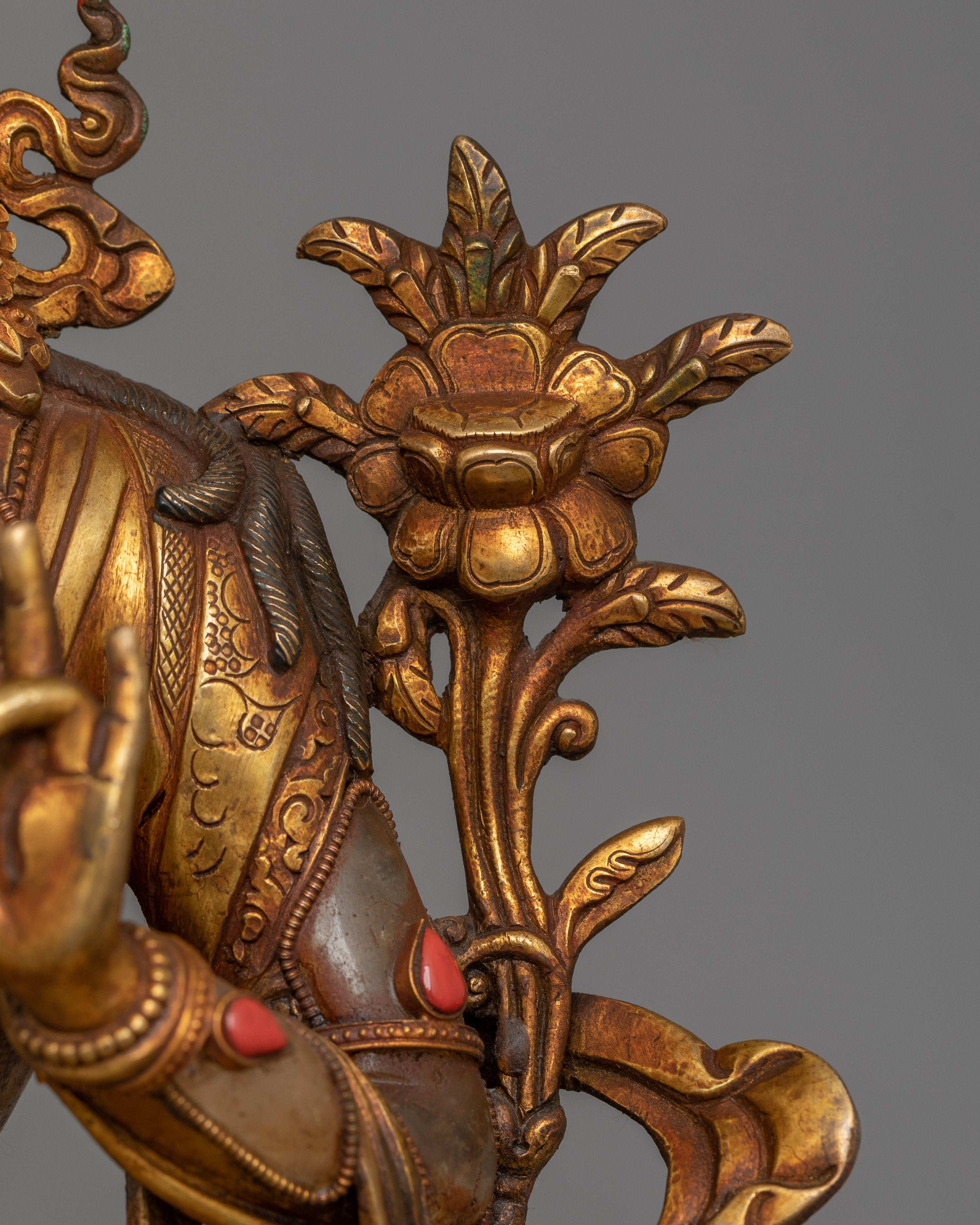 Buddhist Sculpture of White Tara | Symbol of Compassion and Enlightenment