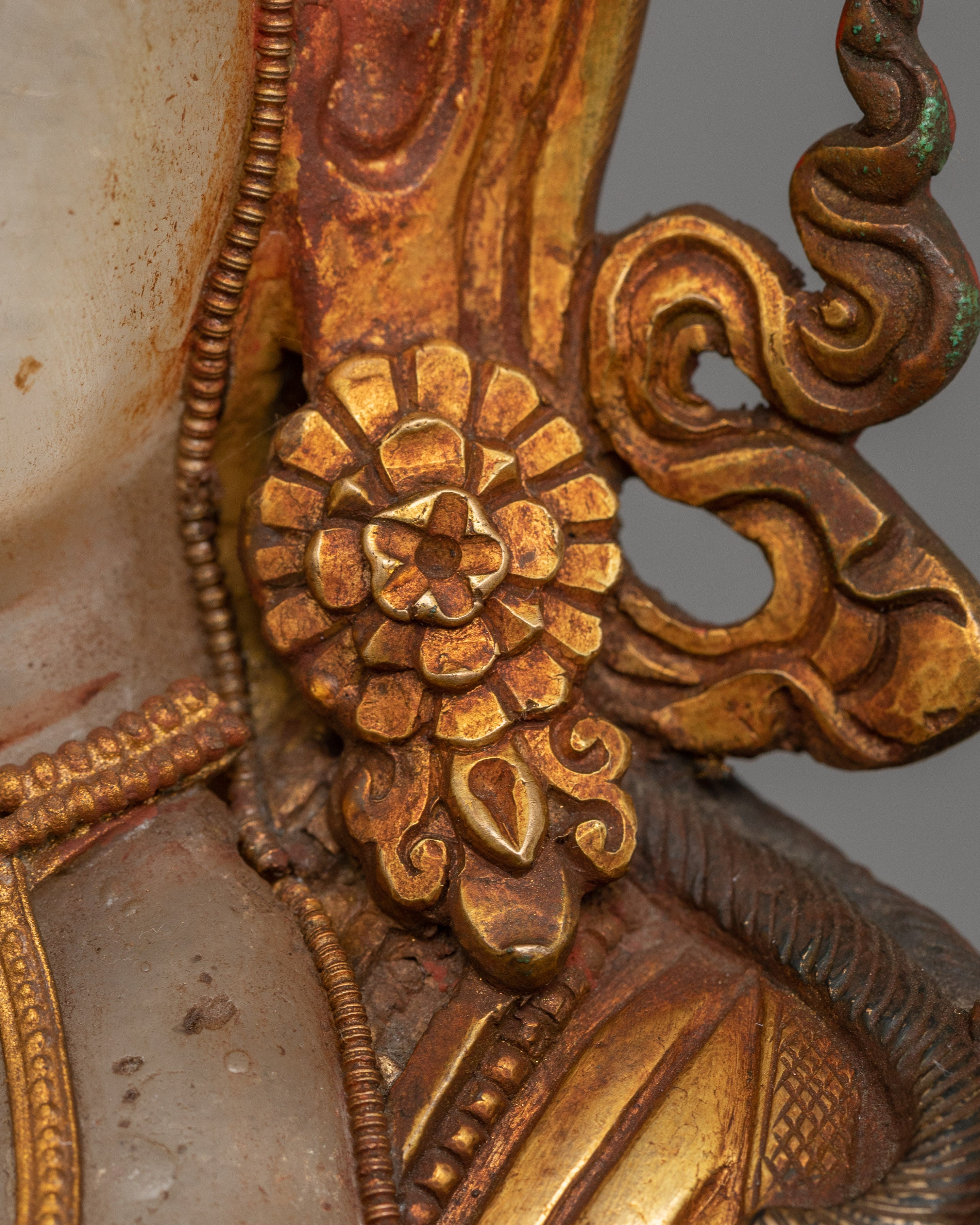 Buddhist Sculpture of White Tara | Symbol of Compassion and Enlightenment