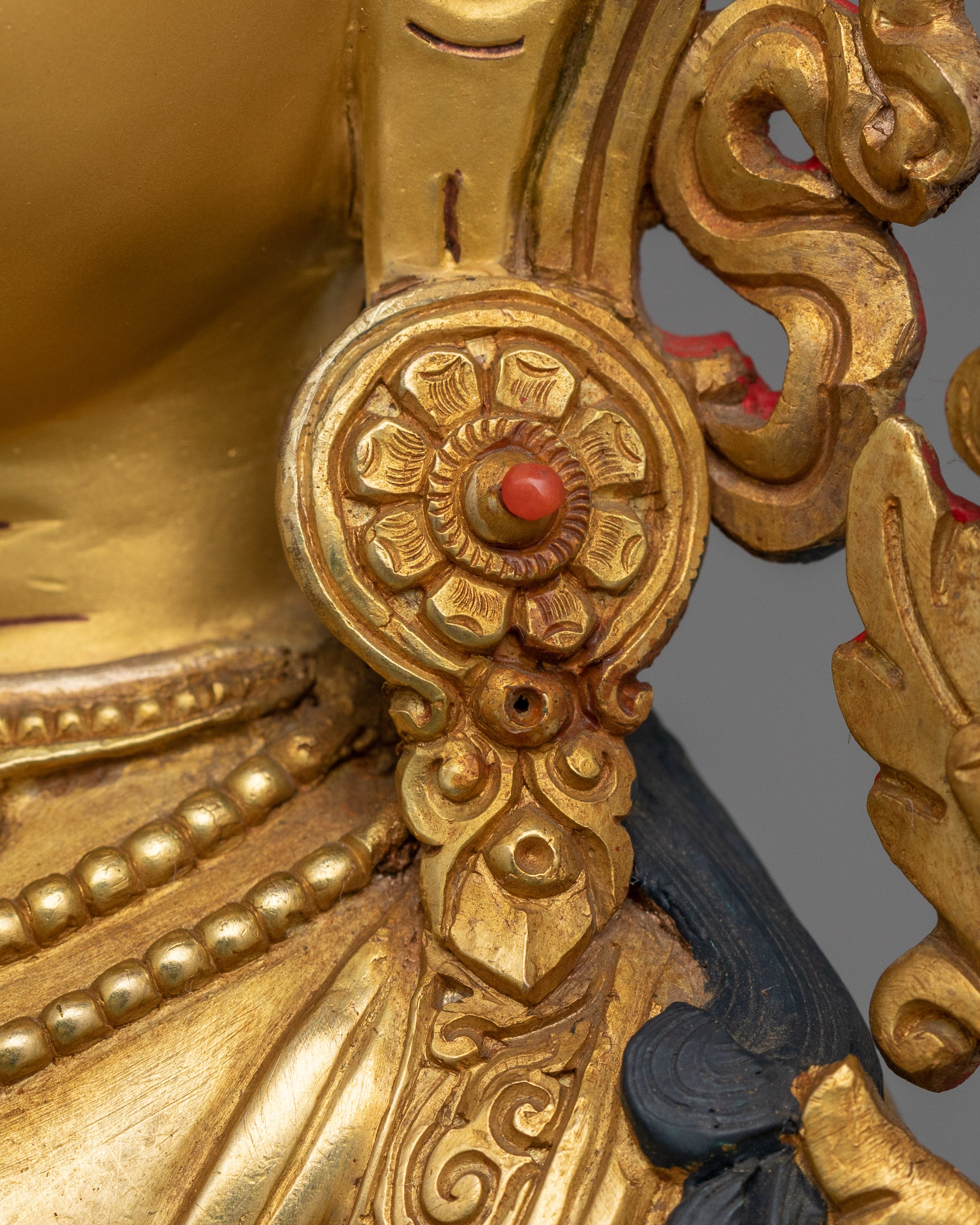 Green Tara Protector Deity Statue | Divine Feminine Artwork