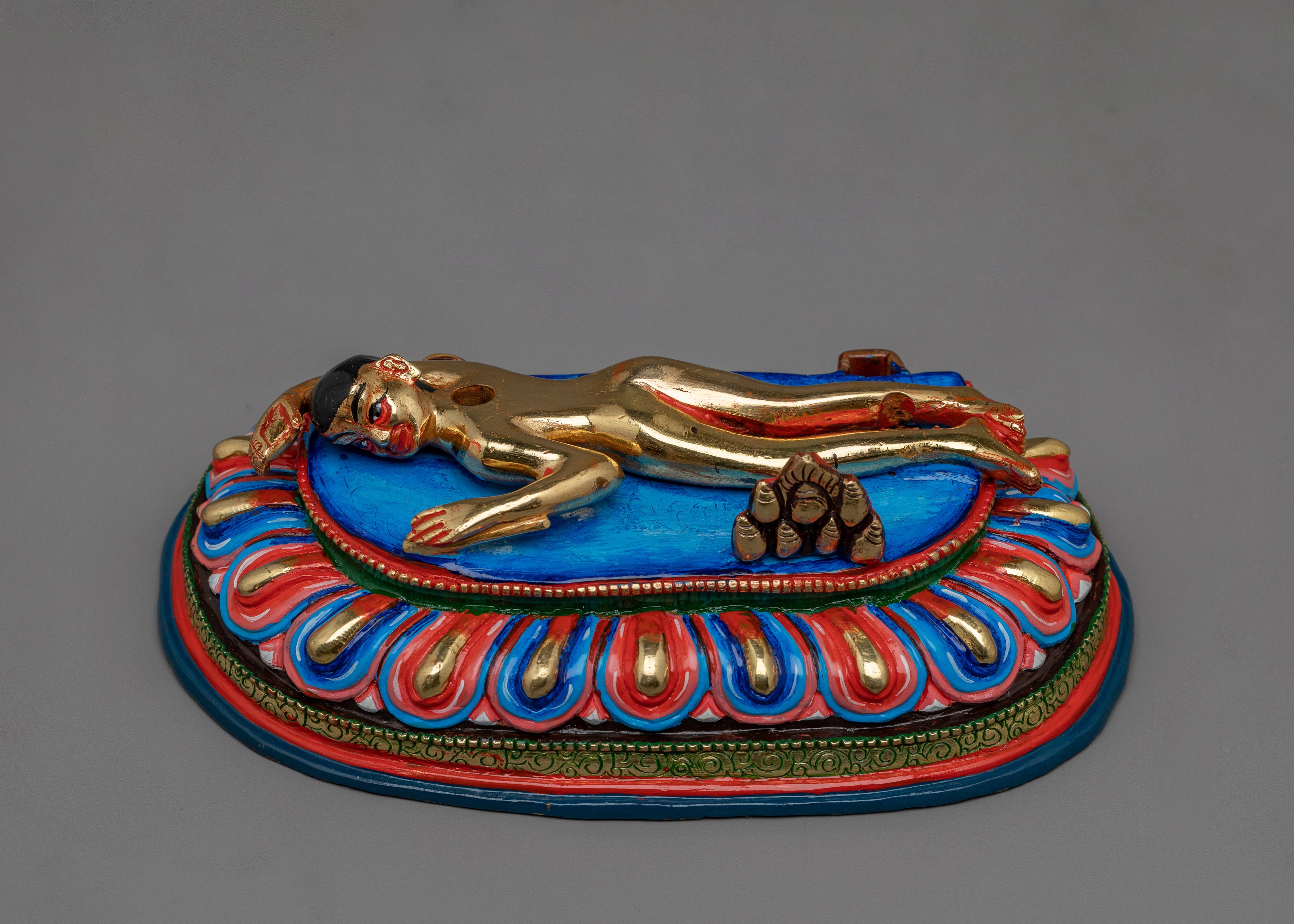 Wealth Deity Black Dzambhala Statue | A Symbol of Prosperity