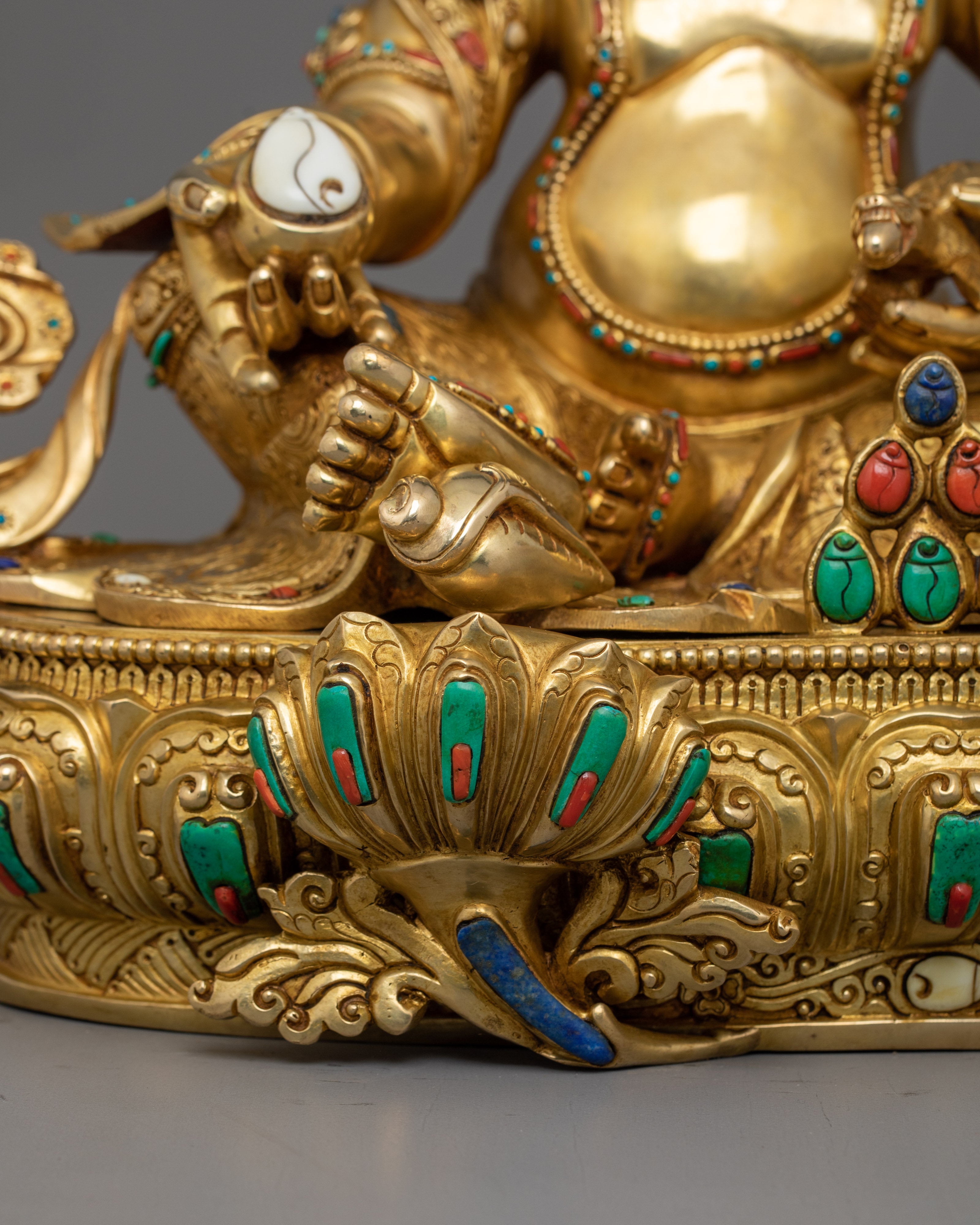 Spiritual Wealth God Dzambhala Statue | Symbol of Tantric Mastery