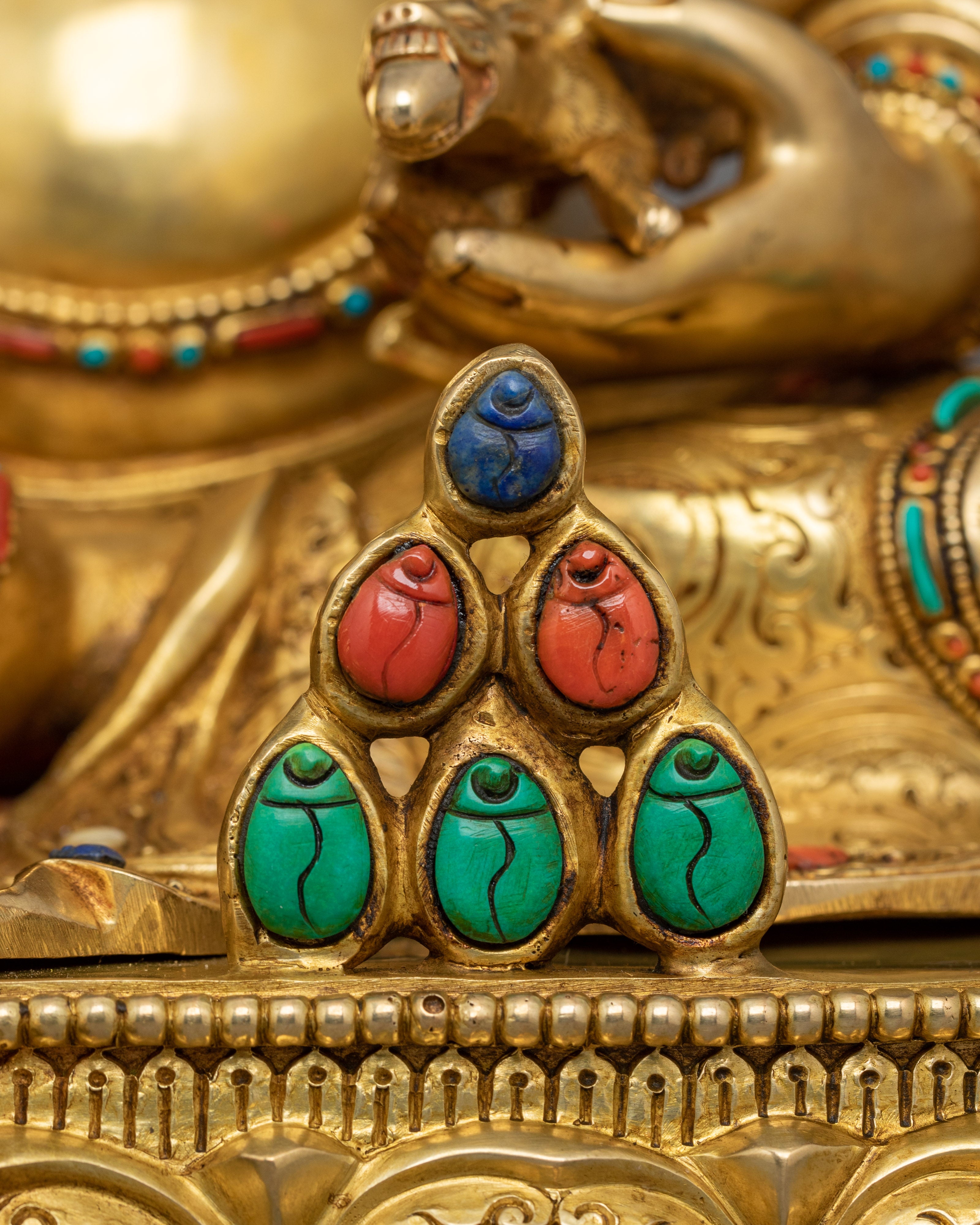 Spiritual Wealth God Dzambhala Statue | Symbol of Tantric Mastery