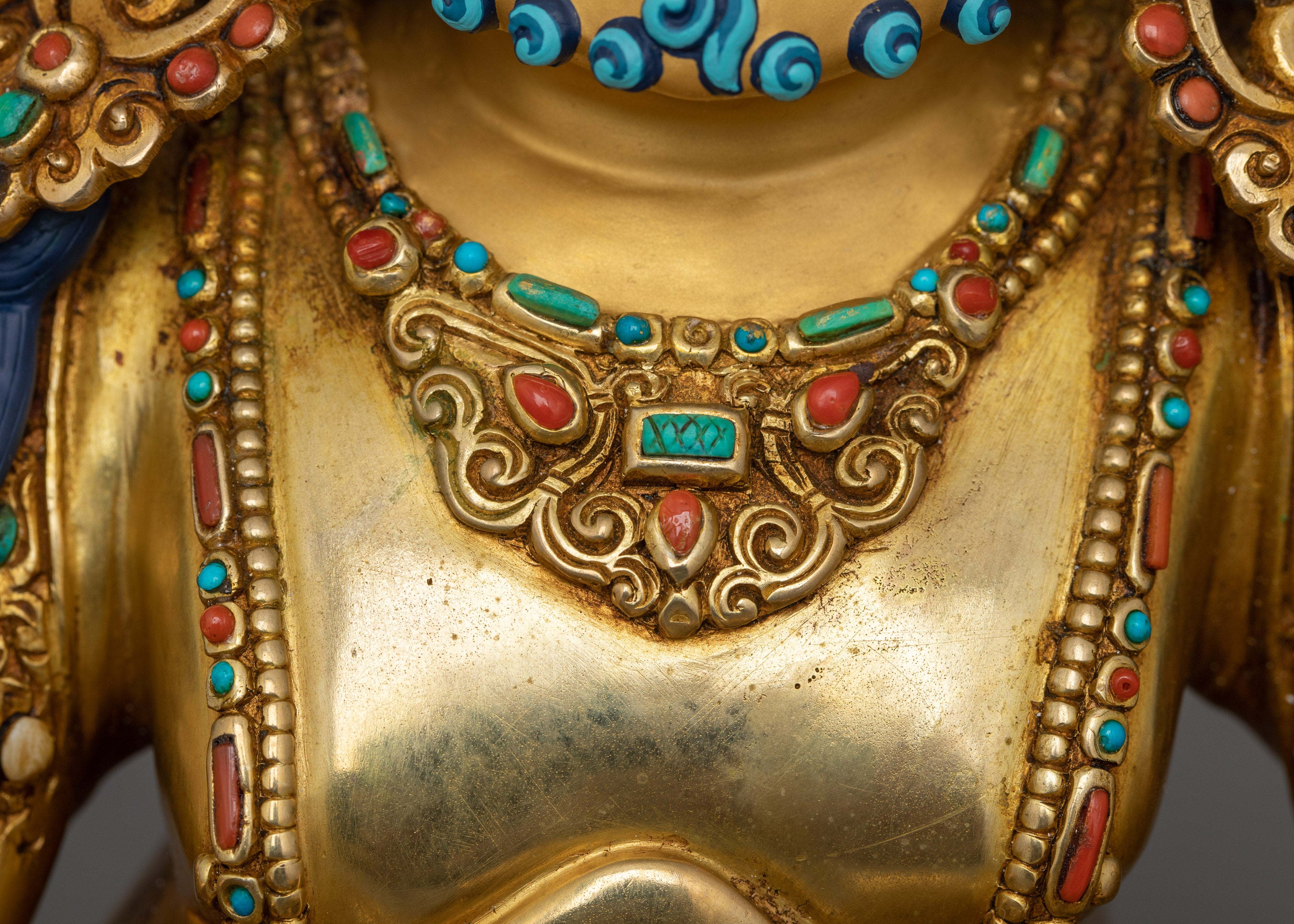 Spiritual Wealth God Dzambhala Statue | Symbol of Tantric Mastery