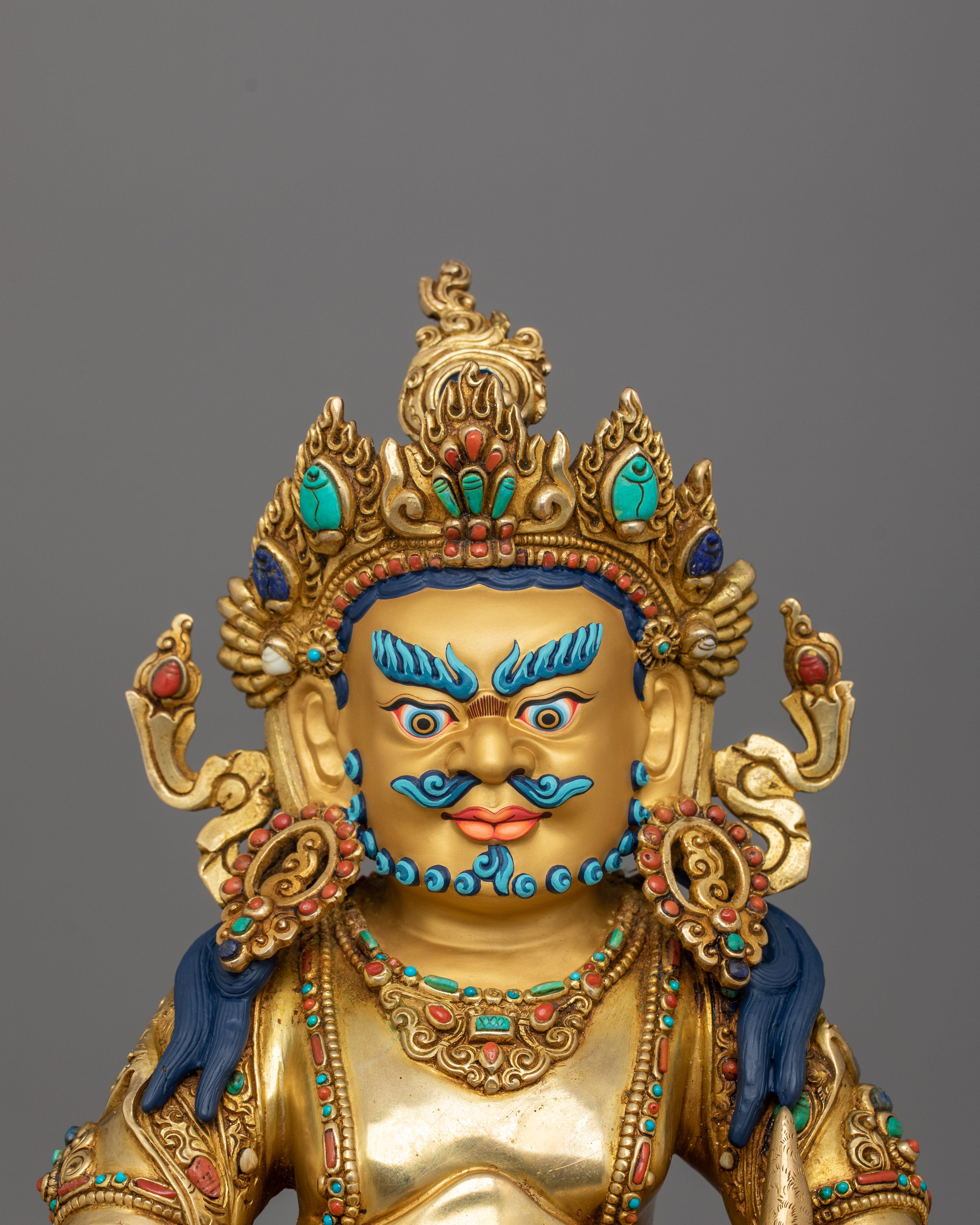 Spiritual Wealth God Dzambhala Statue | Symbol of Tantric Mastery