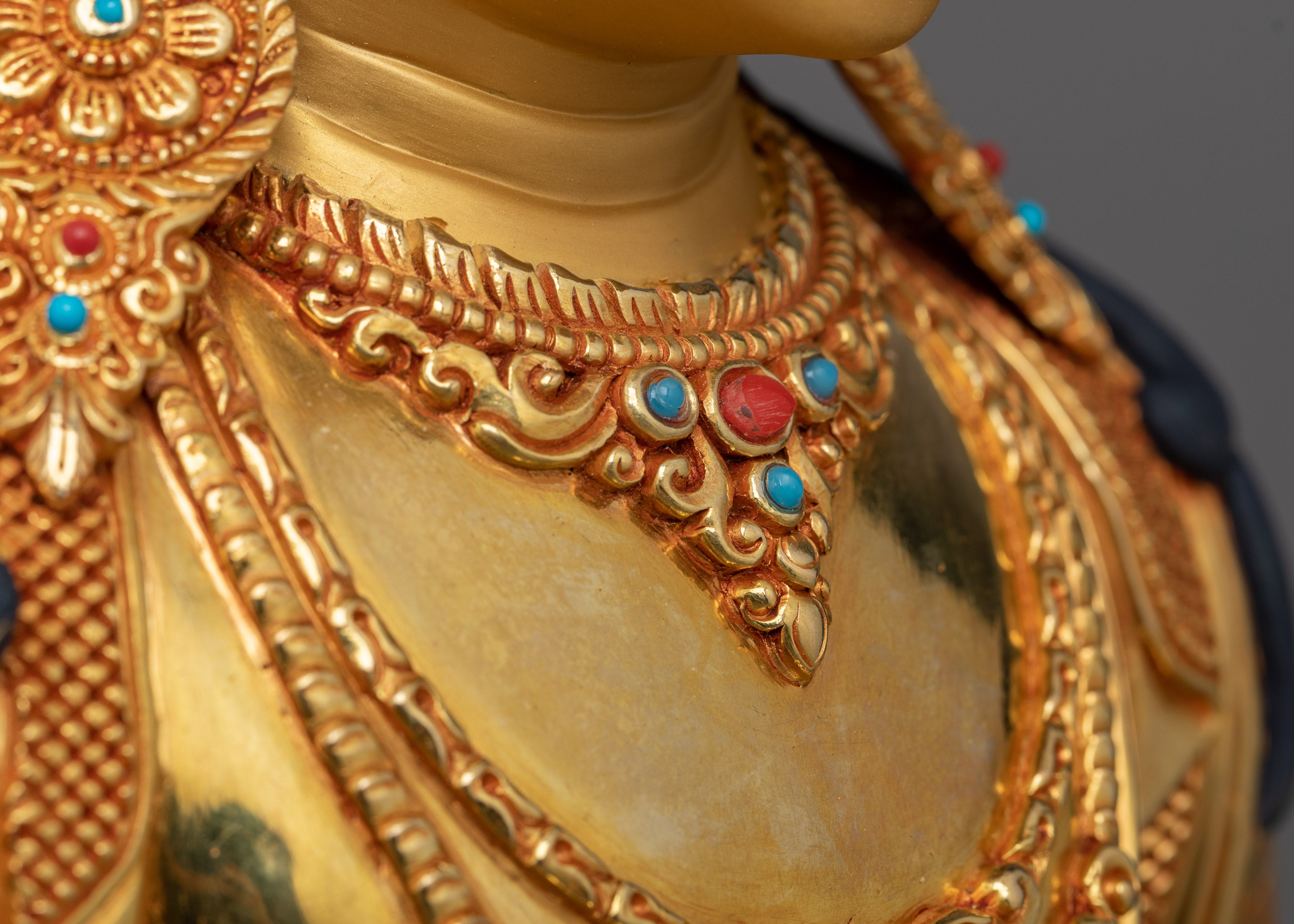 Handmade Sculpture of Longevity Deity Amitayus | The Buddha of Spiritual Vitality