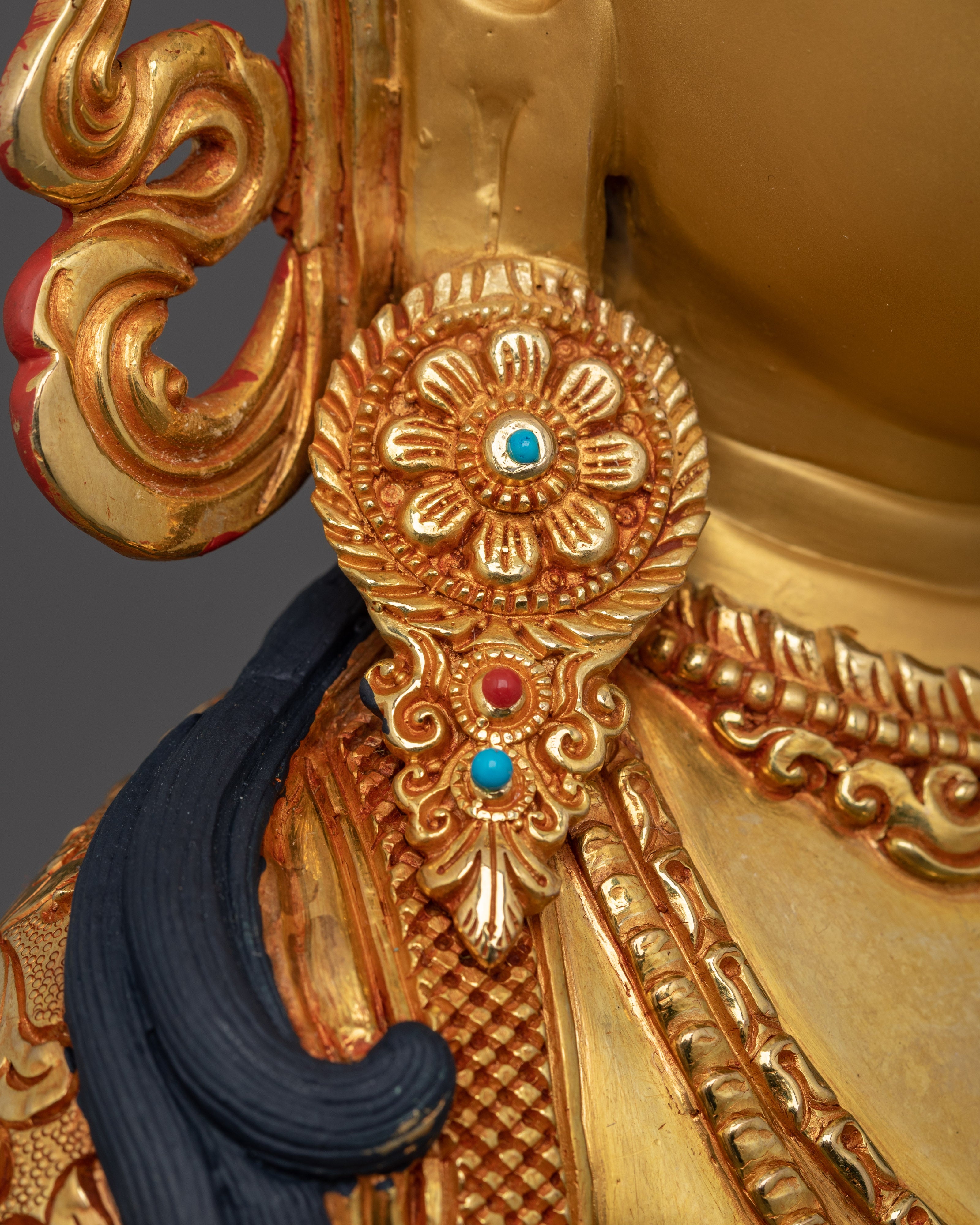 Handmade Sculpture of Longevity Deity Amitayus | The Buddha of Spiritual Vitality