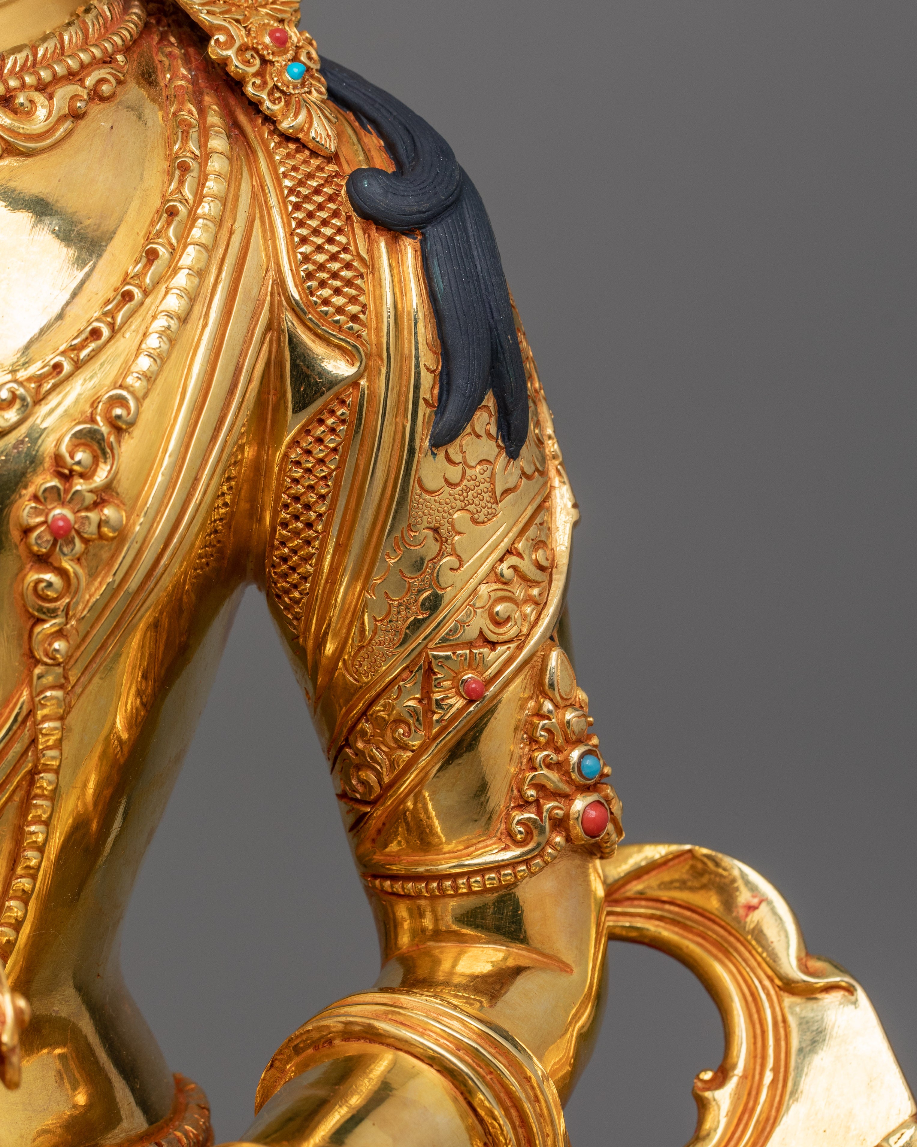 Handmade Sculpture of Longevity Deity Amitayus | The Buddha of Spiritual Vitality