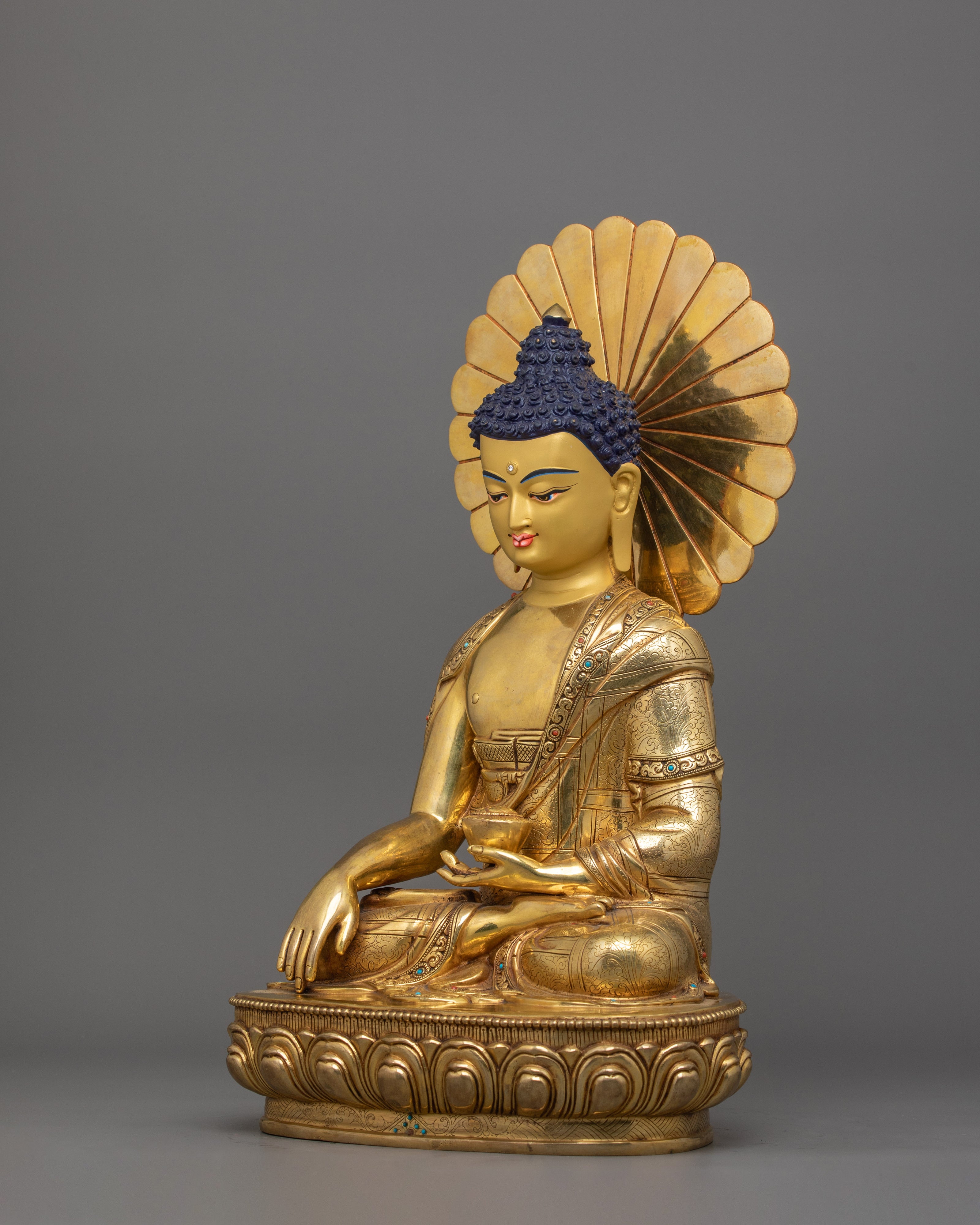 Handcrafted Figurine of Meditating Buddha Shakyamuni | The Path to Enlightenment