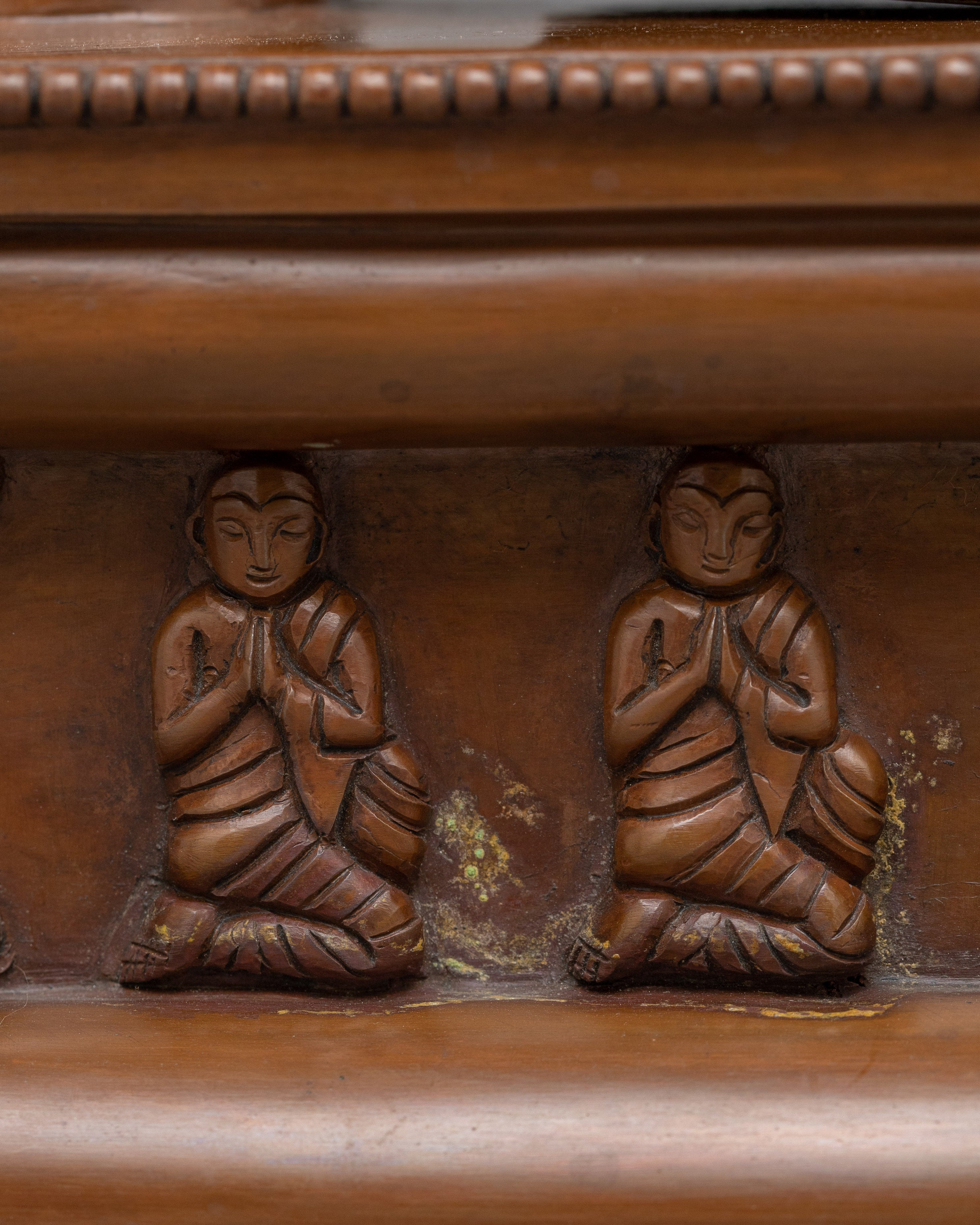 Sleeping Buddha Shakyamuni Statue | Oxidized Copper Body Sculpture