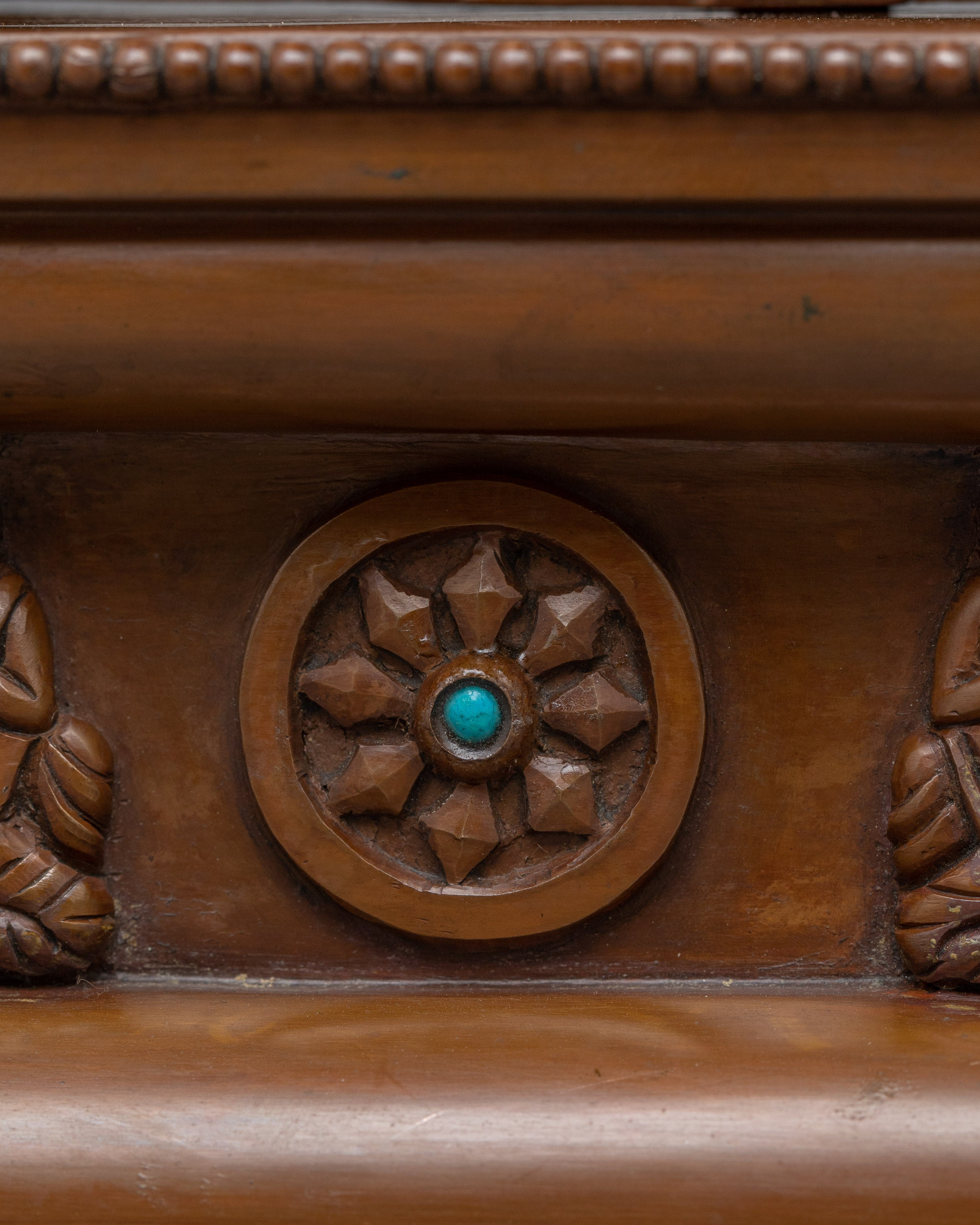 Sleeping Buddha Shakyamuni Statue | Oxidized Copper Body Sculpture