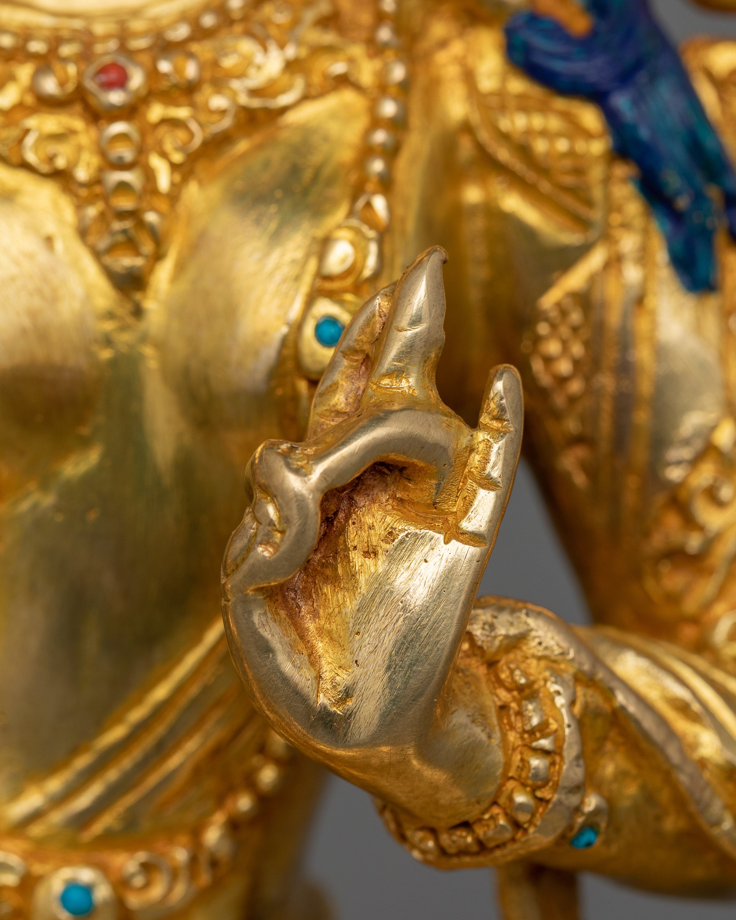 Green Tara Compassionate Buddhist Deity Figurine | Buddhist Art for Spiritual Growth