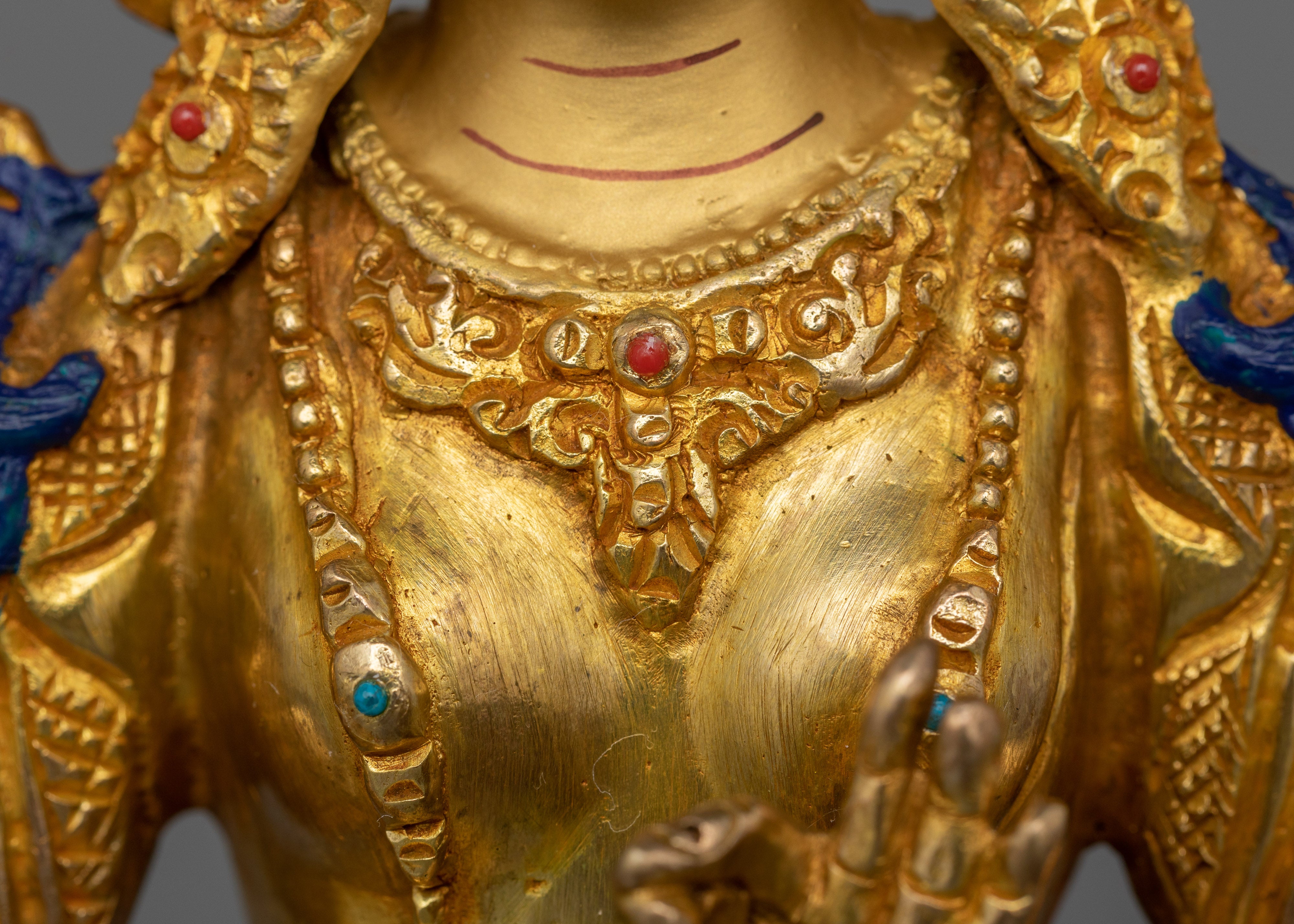 Sita Tara Buddhist Goddess Figurine | Sculpture for Healing and Longevity
