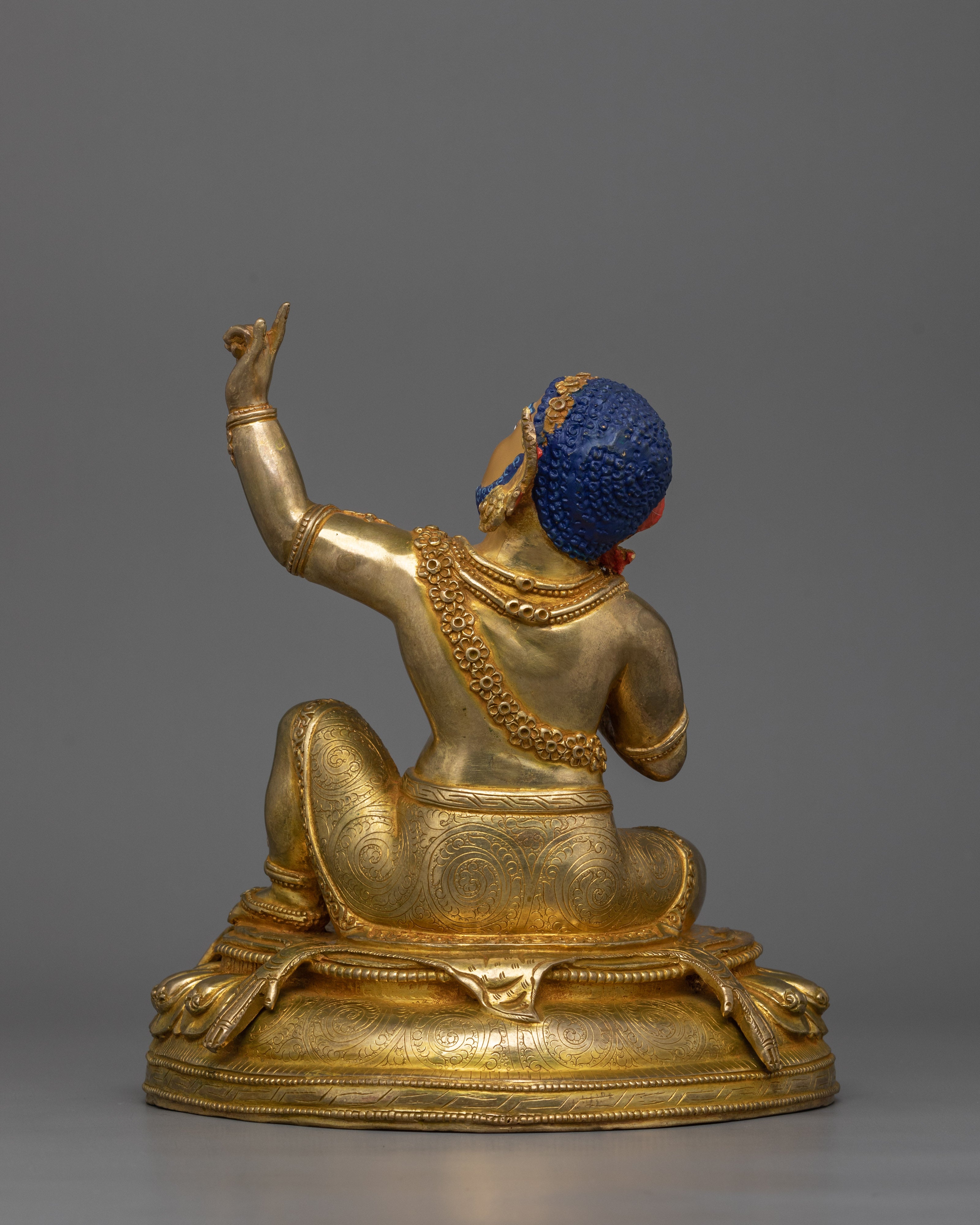 Handcrafted Virupa Mahasiddha Figurine | Buddhist Master Virupa Sculpture