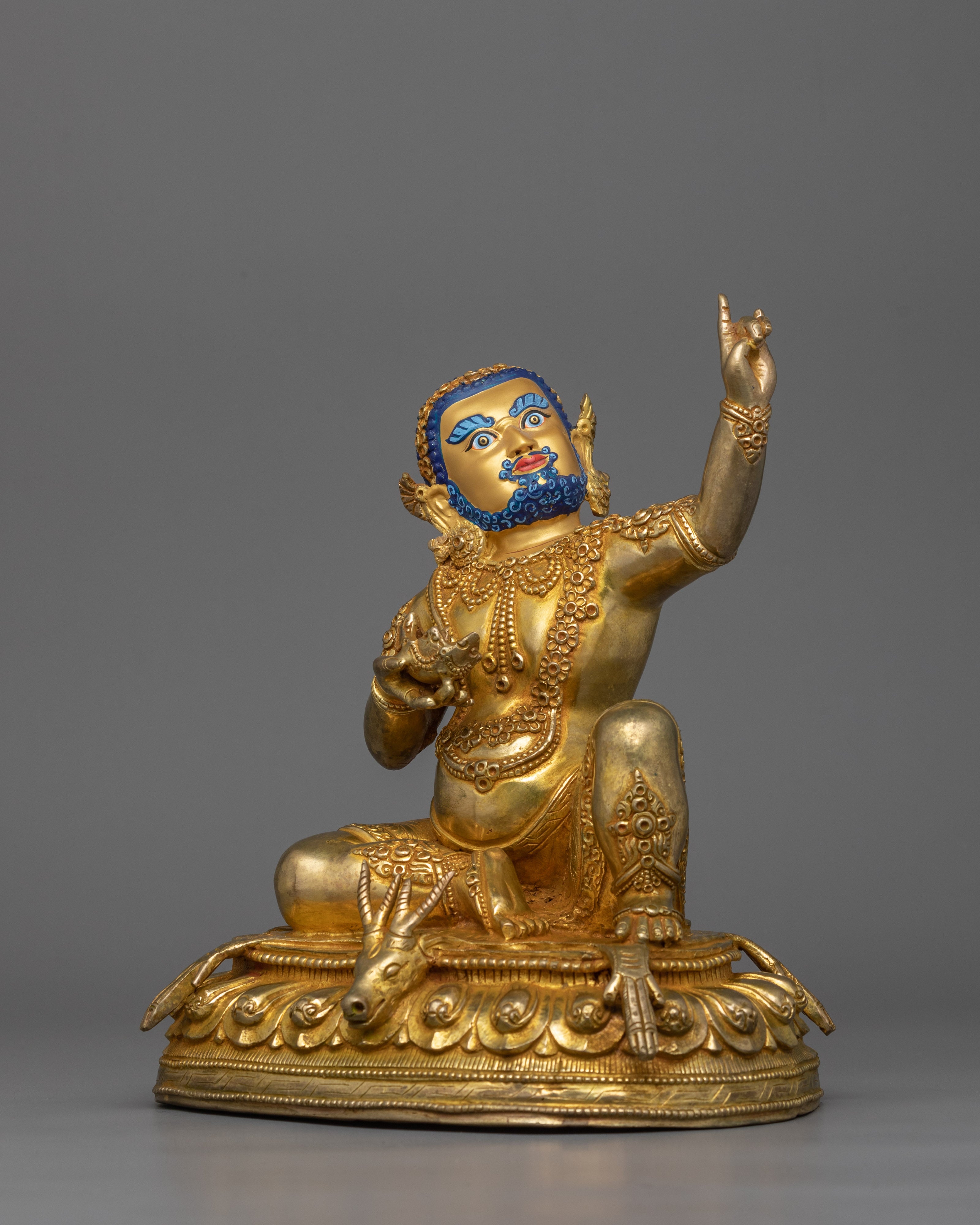 Handcrafted Virupa Mahasiddha Figurine | Buddhist Master Virupa Sculpture