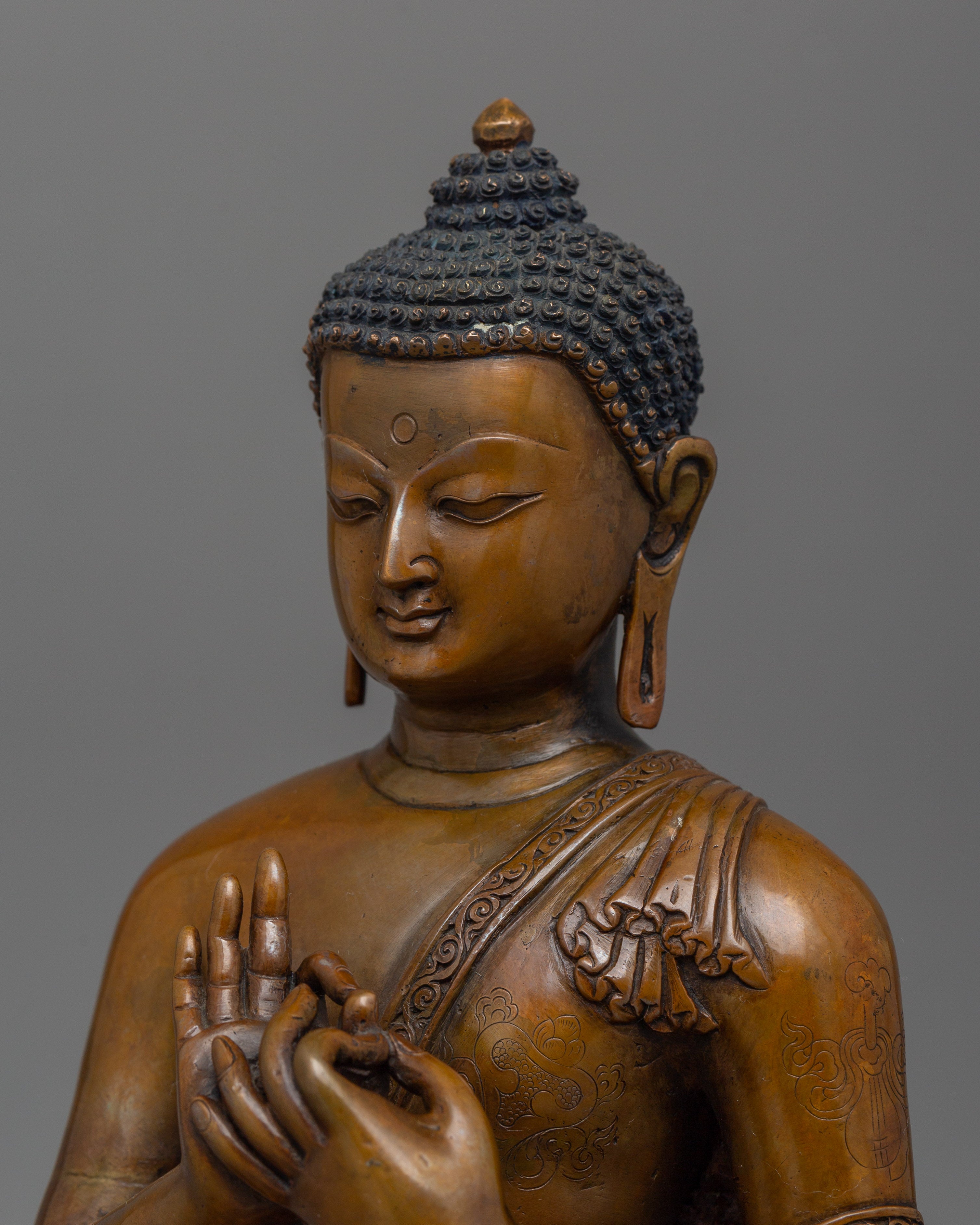 Oxidized Body Vairocana Statue | Also Know as Dhyani Buddha