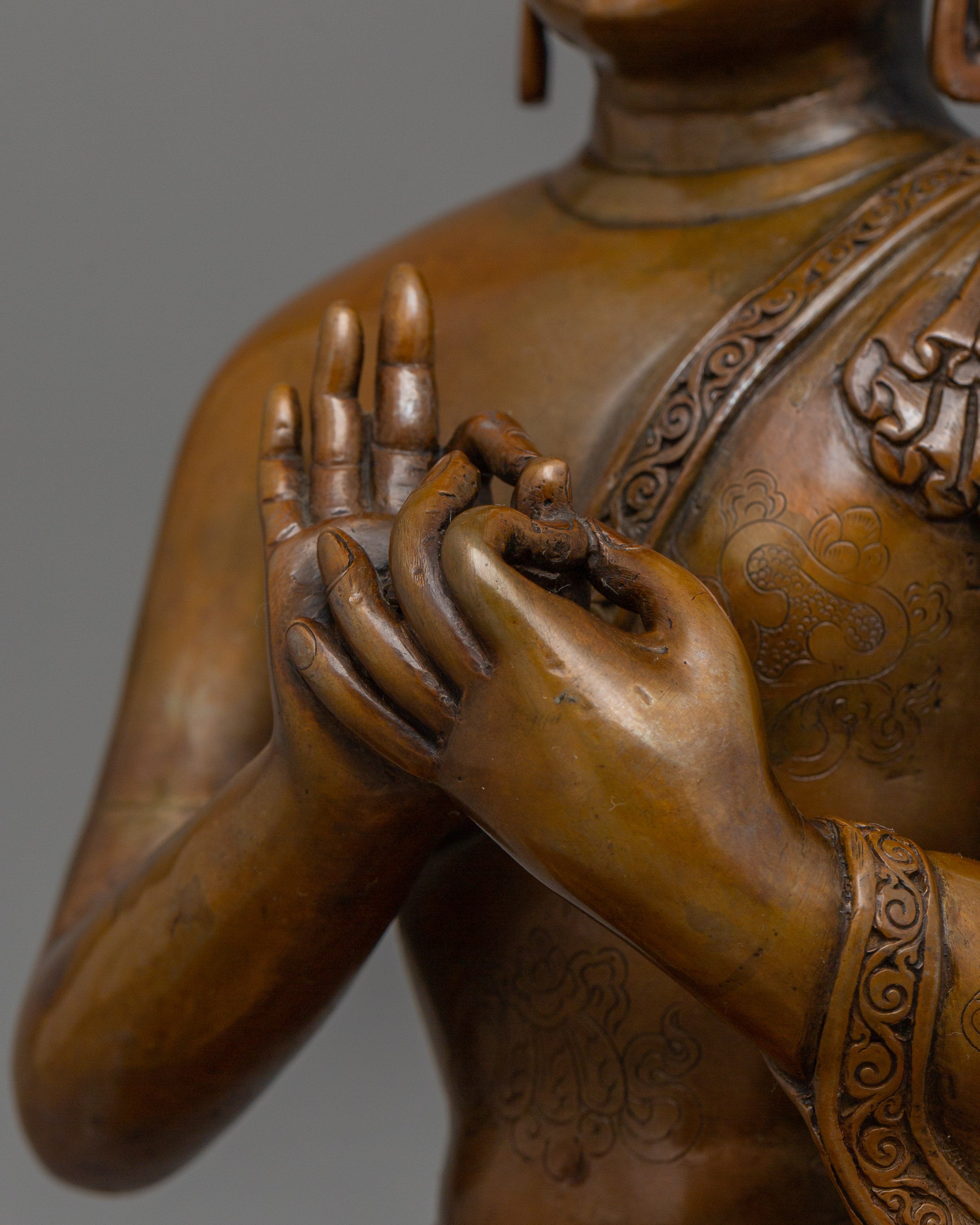 Oxidized Body Vairocana Statue | Also Know as Dhyani Buddha