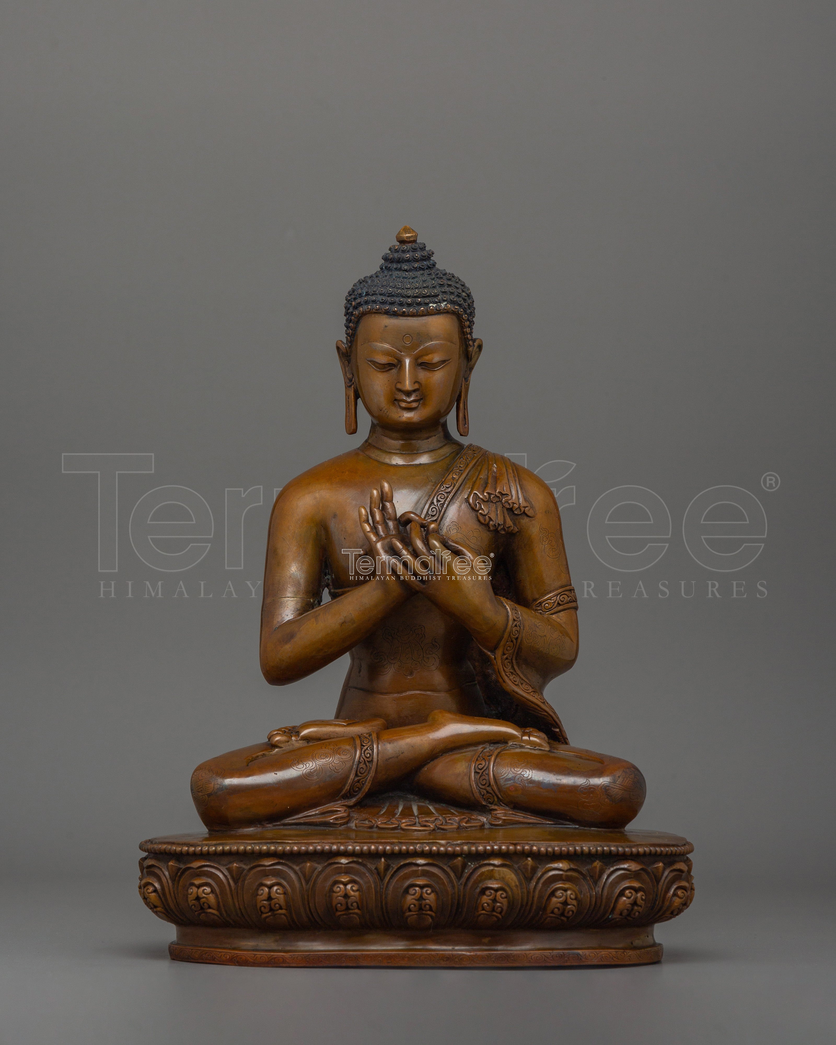 Oxidized Body Vairocana Statue | Also Know as Dhyani Buddha